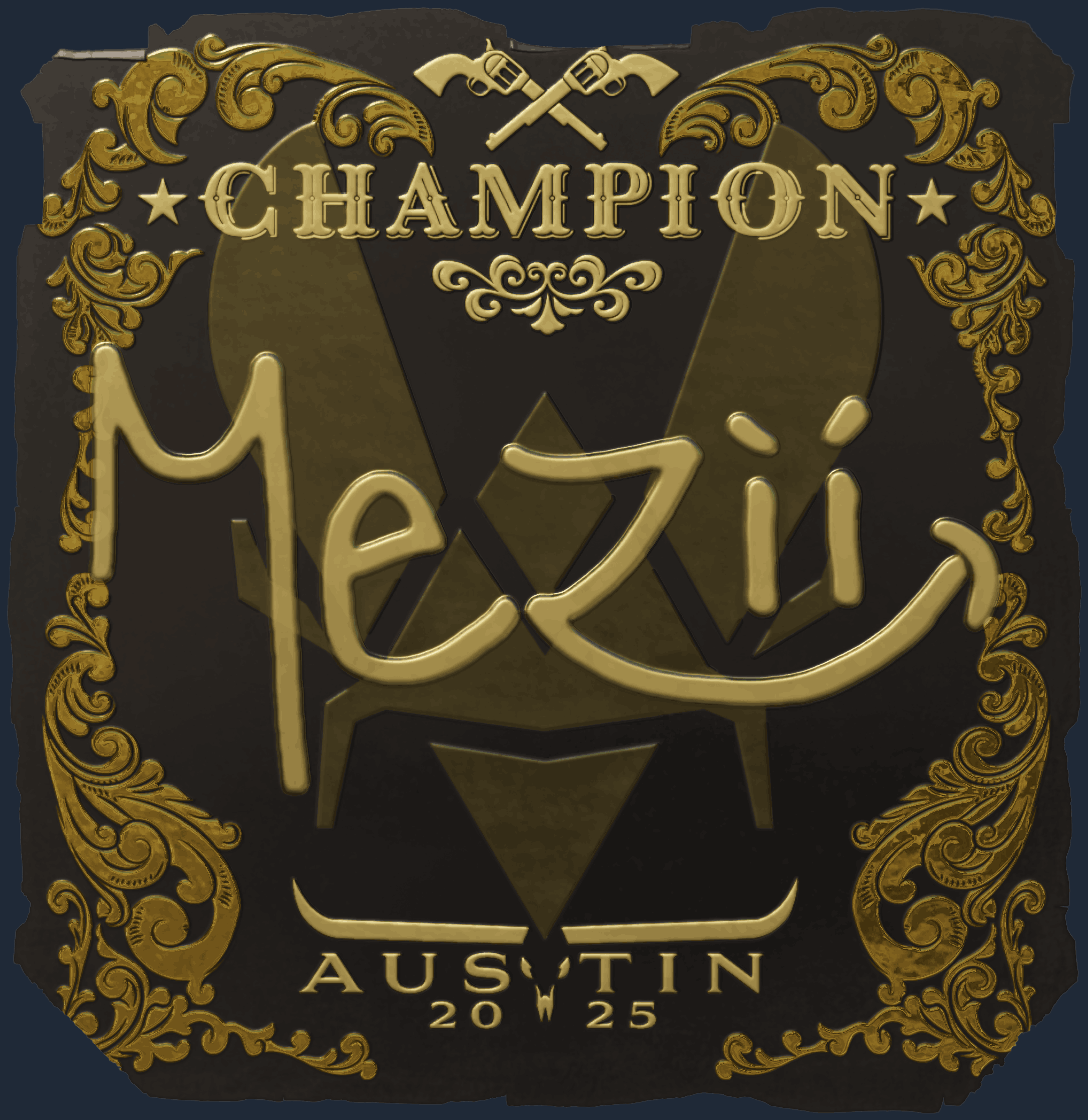 Sticker | mezii (Gold, Champion) | Austin 2025 Image