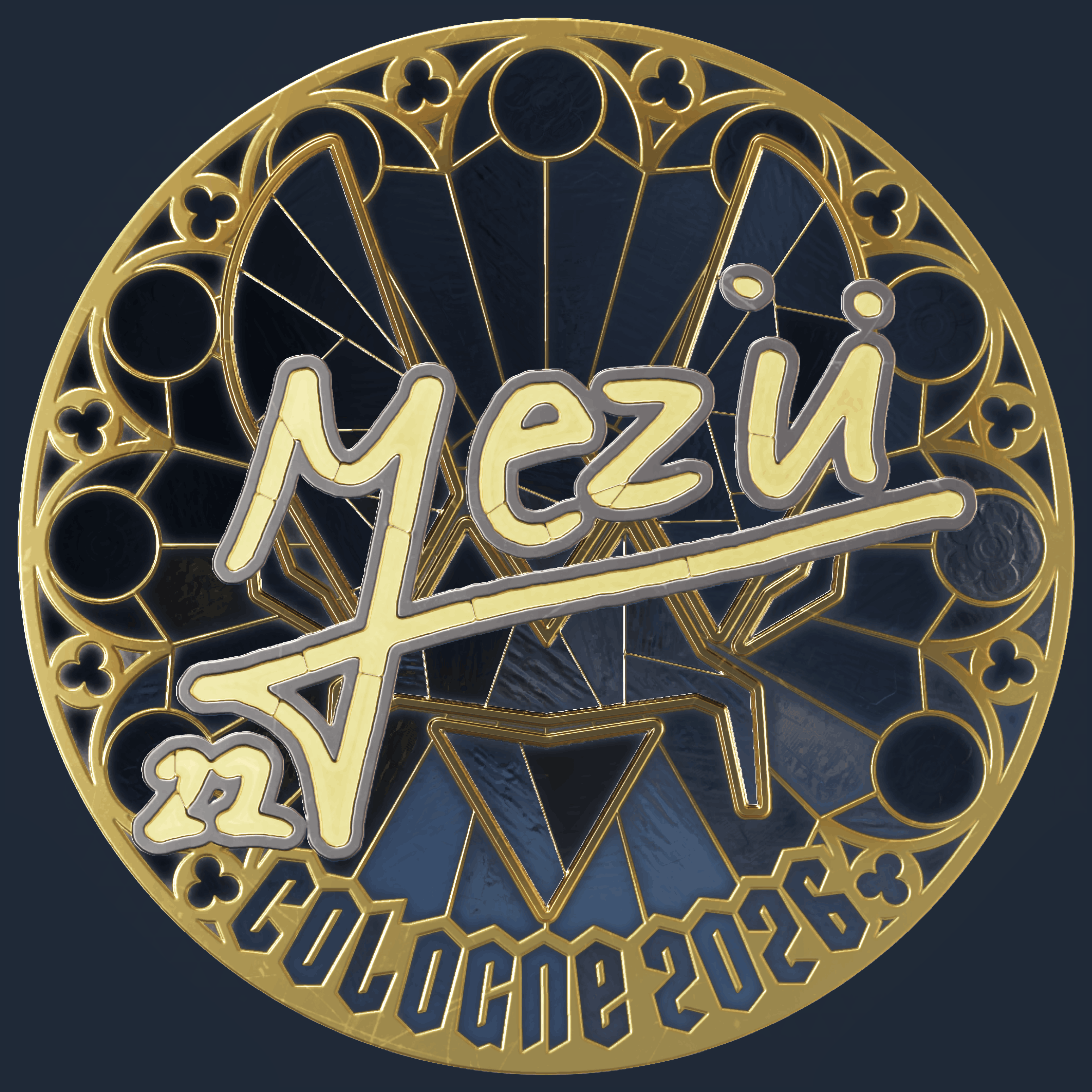 Sticker | mezii (Gold) | Cologne 2026 Image