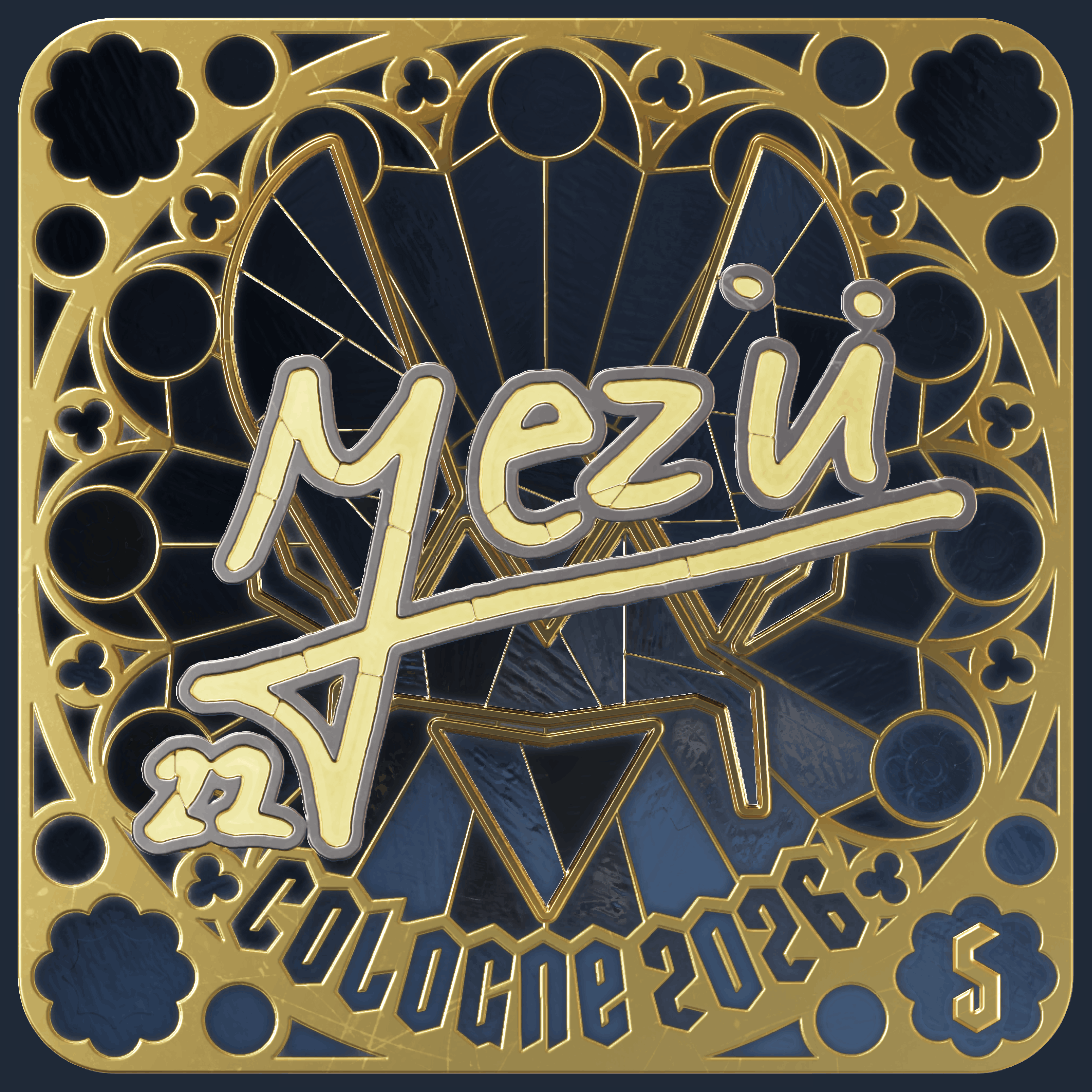 Sticker | mezii (Gold, Ranked) | Cologne 2026 Image