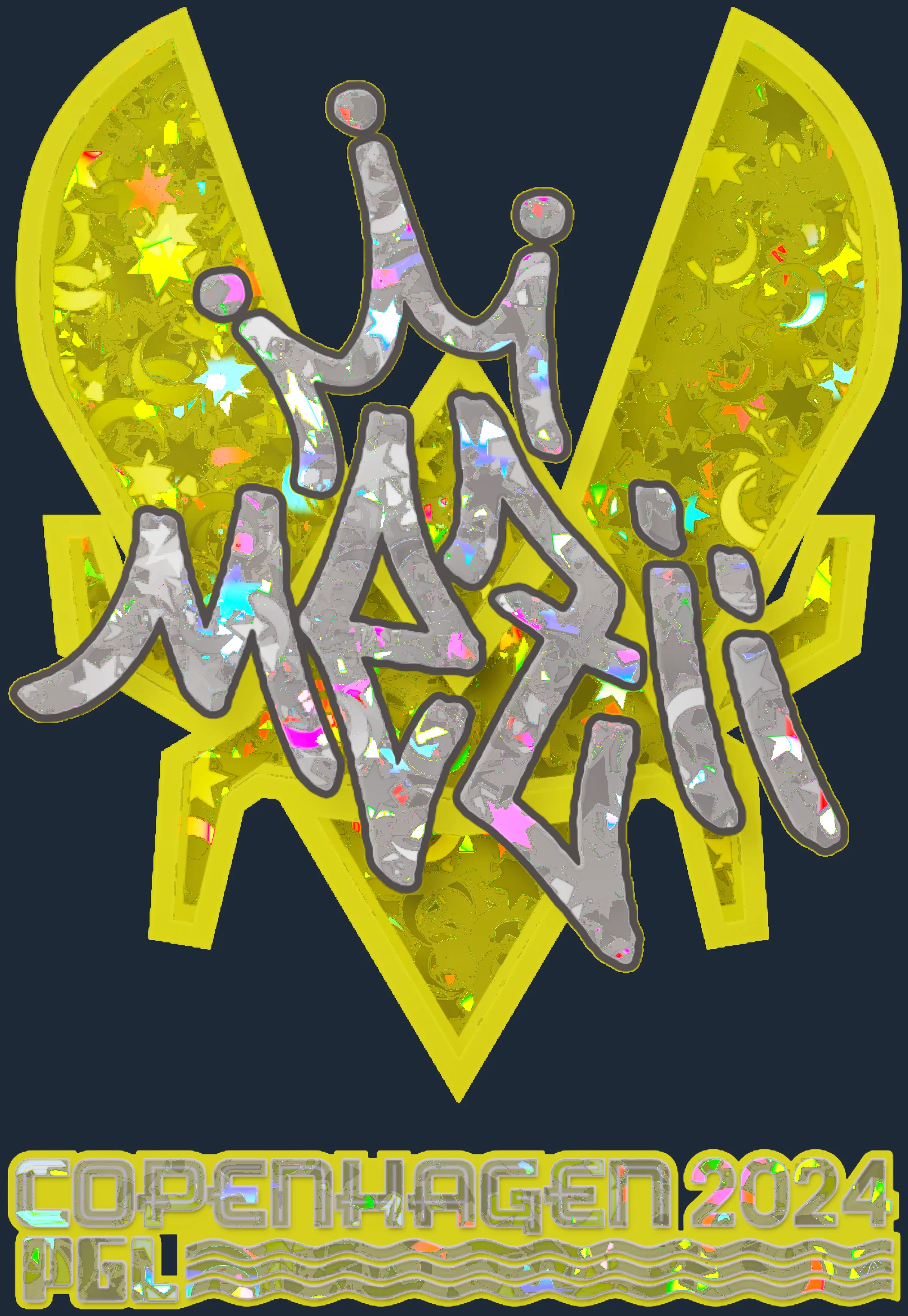 Sticker | mezii (Glitter) | Copenhagen 2024 Image
