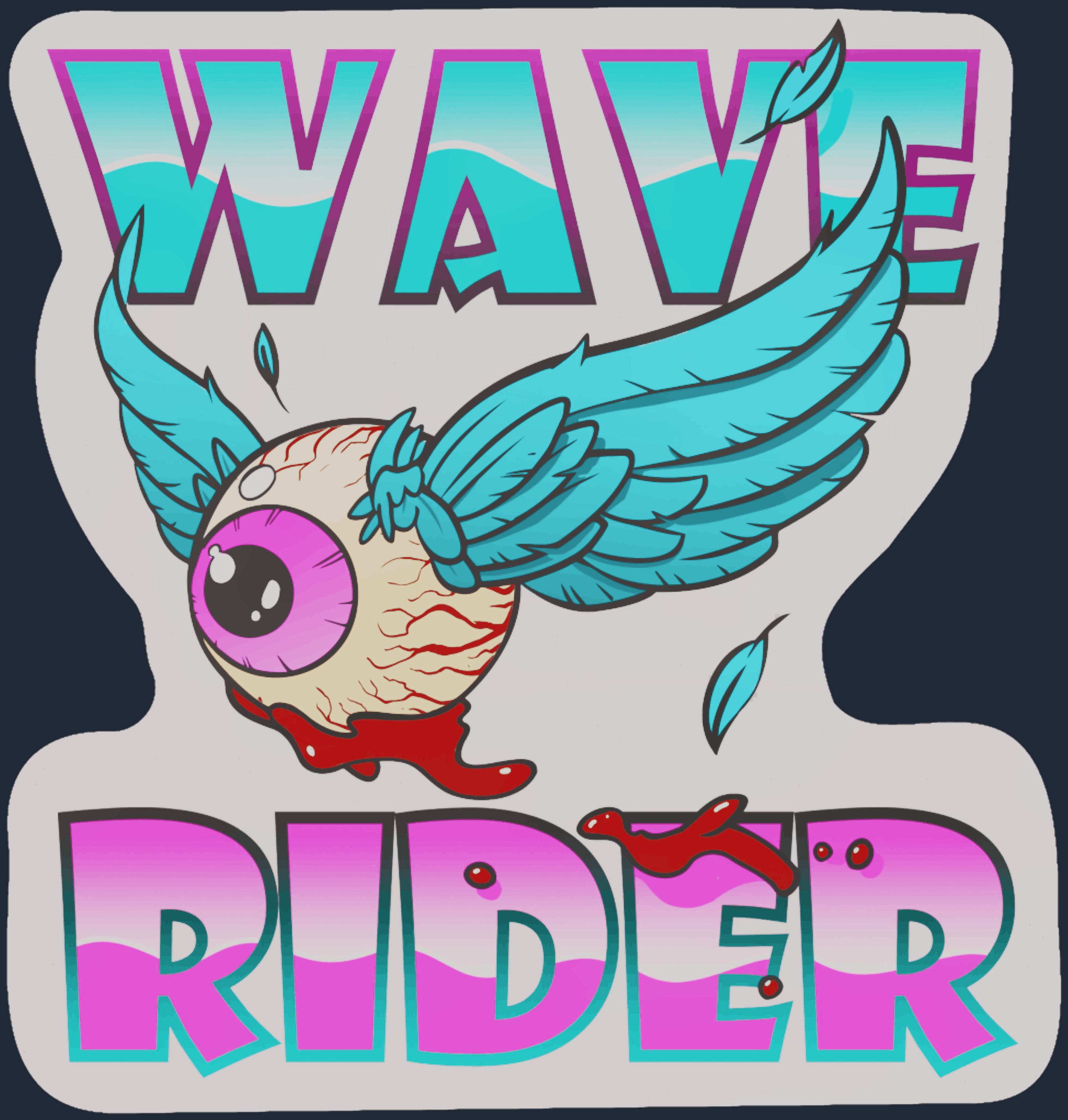 Sticker | Miami Wave Rider Image