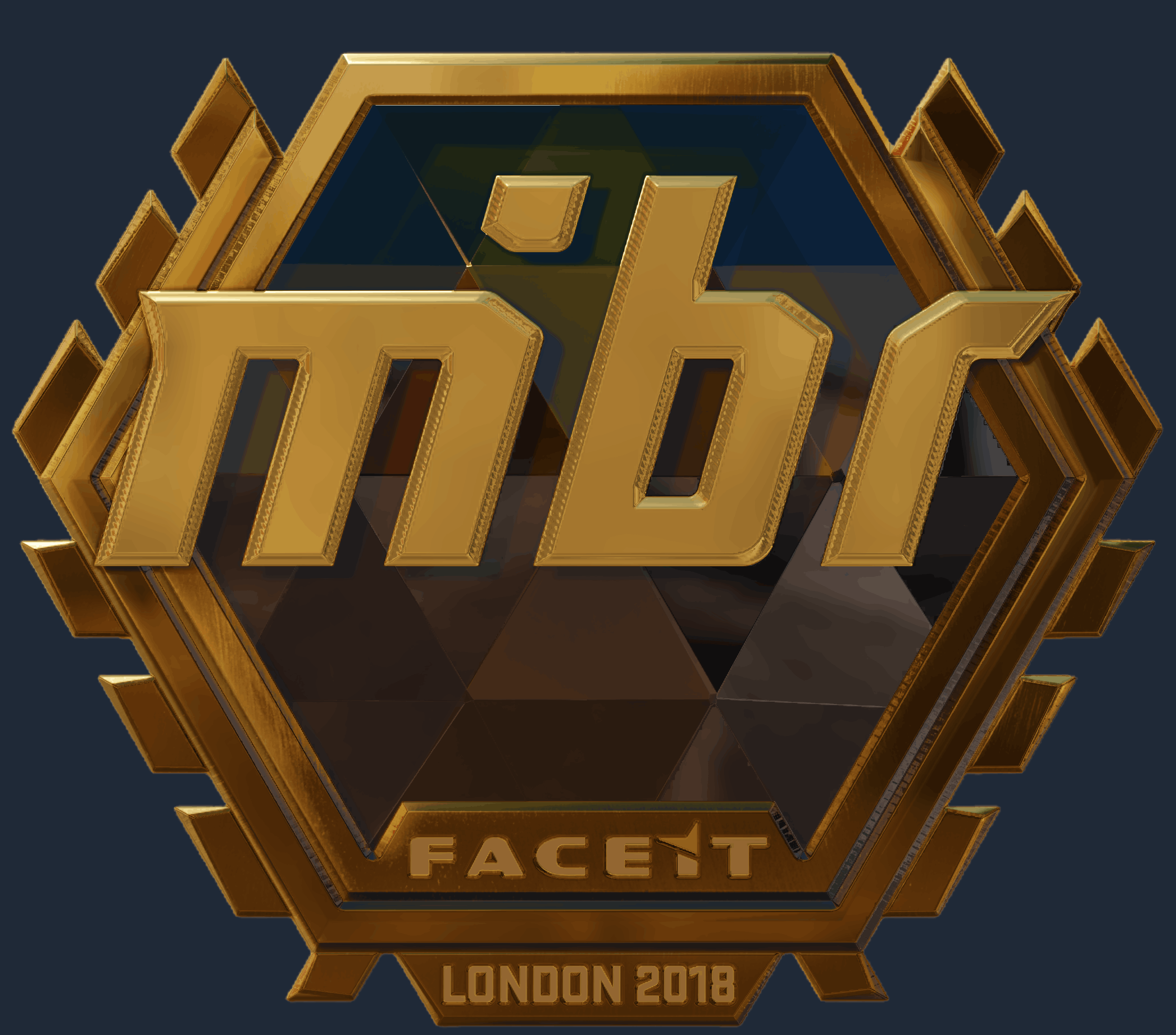 Sticker | MIBR (Gold) | London 2018 Image