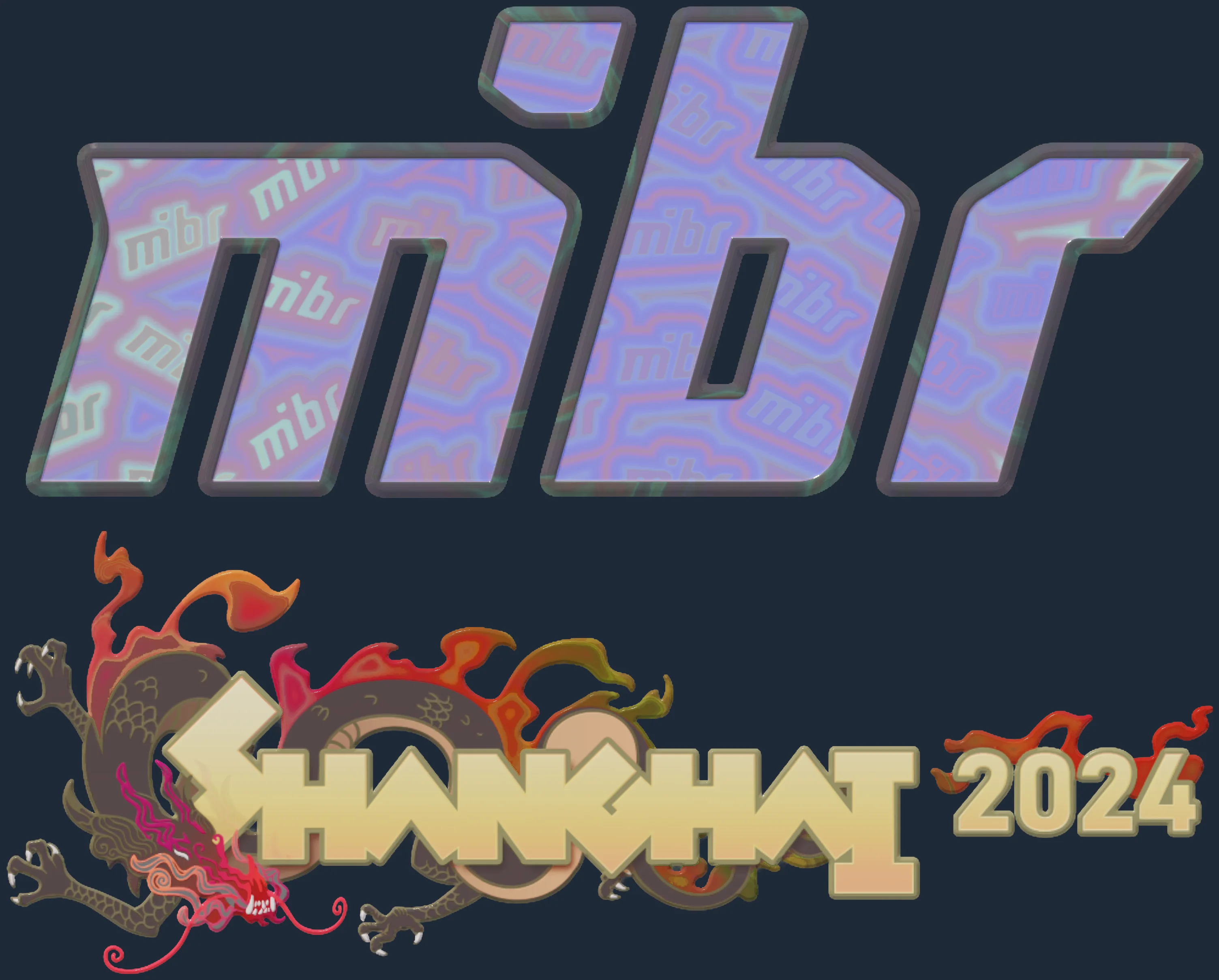 Sticker | MIBR (Holo) | Shanghai 2024 Image