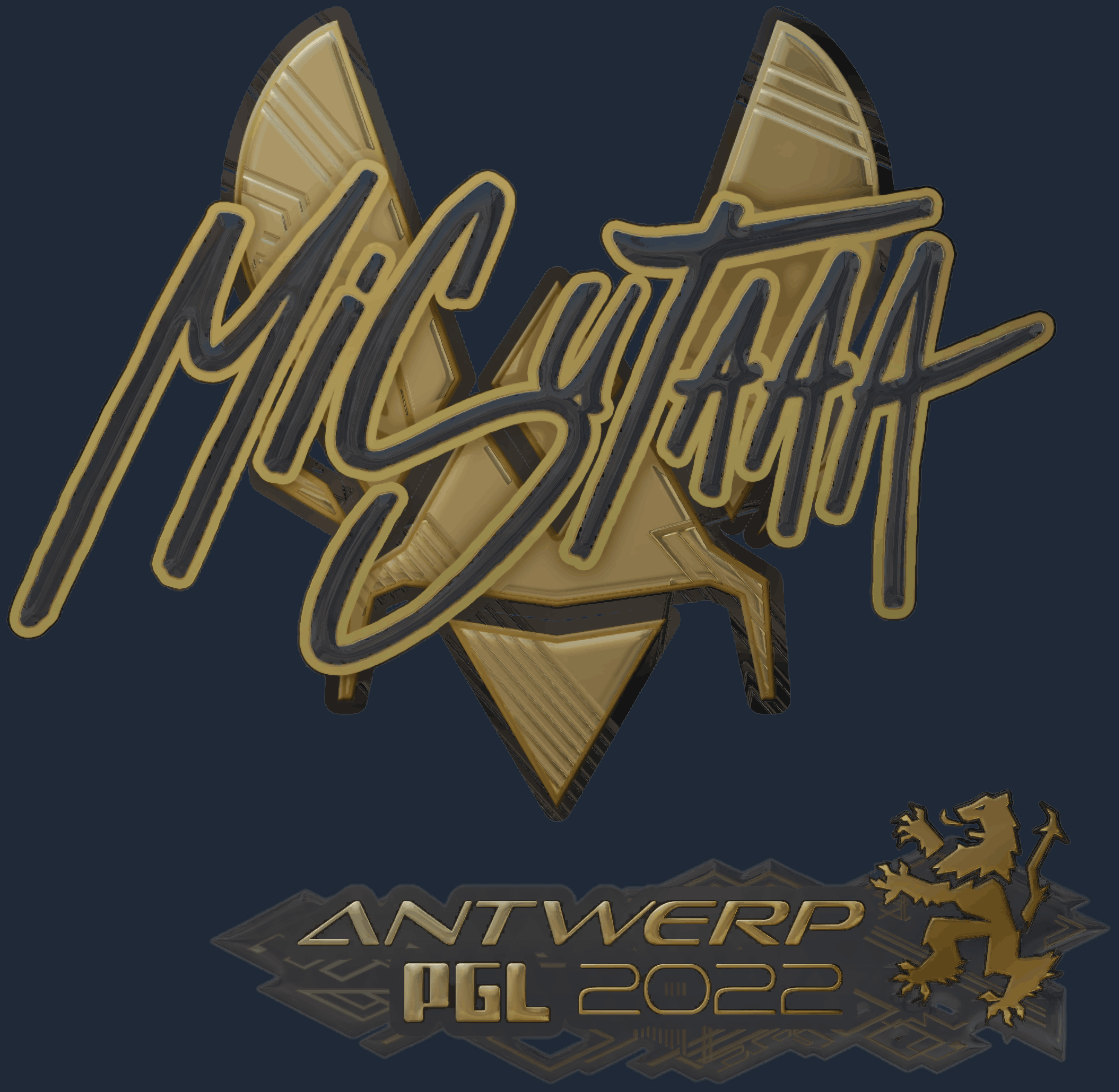 Sticker | misutaaa (Gold) | Antwerp 2022 Image