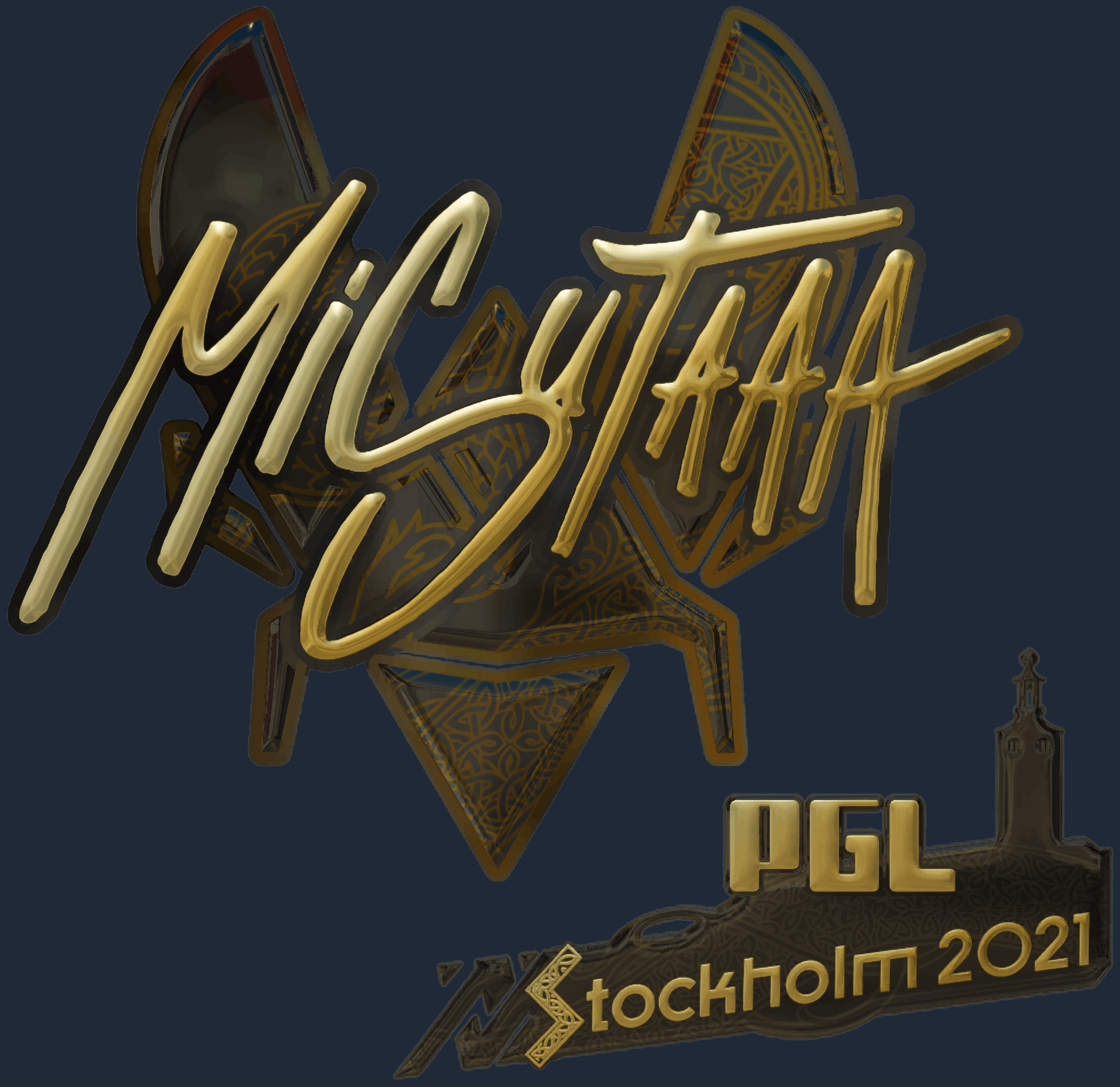 Sticker | misutaaa (Gold) | Stockholm 2021 Screenshot