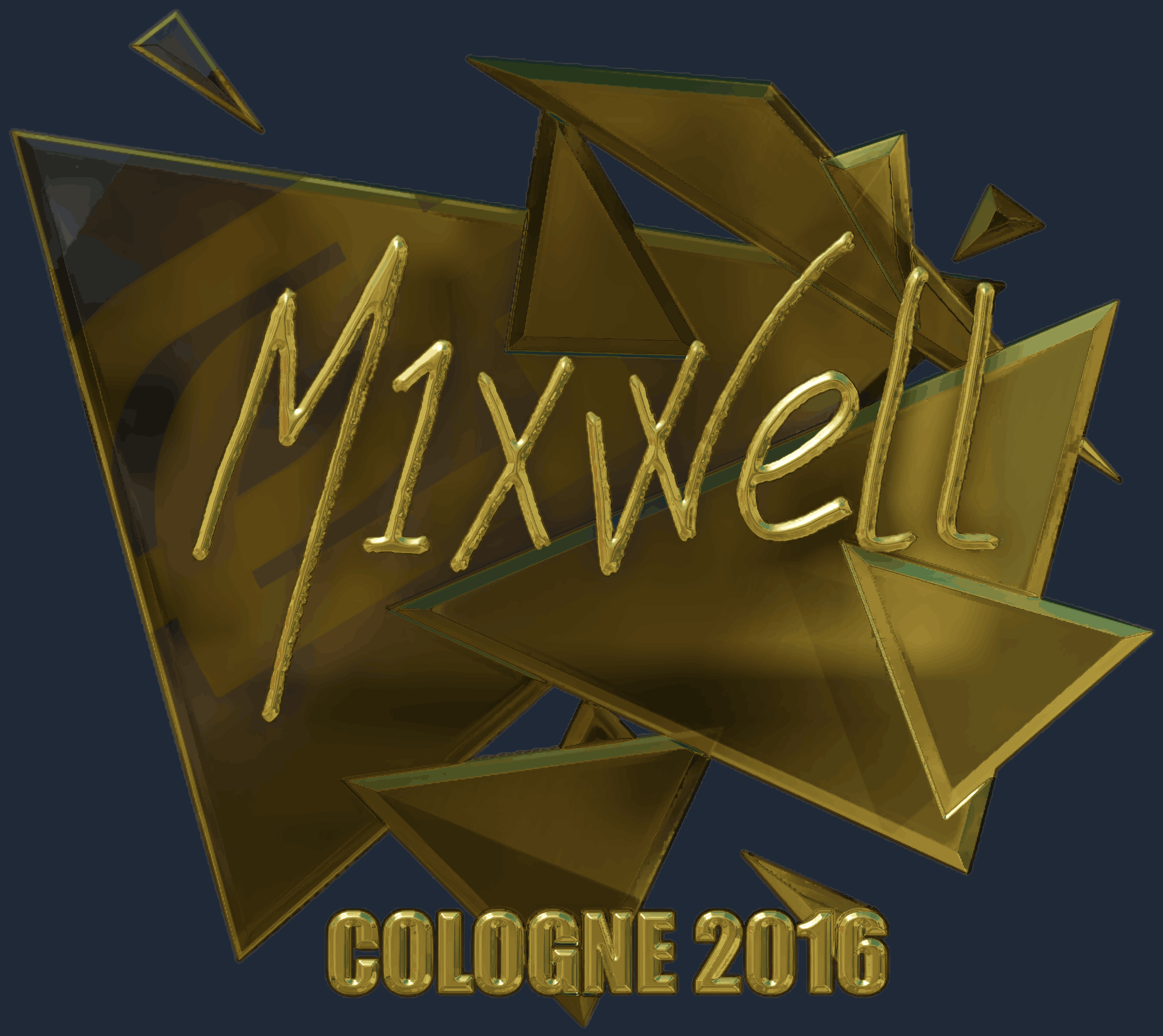 Sticker | mixwell (Gold) | Cologne 2016 Image