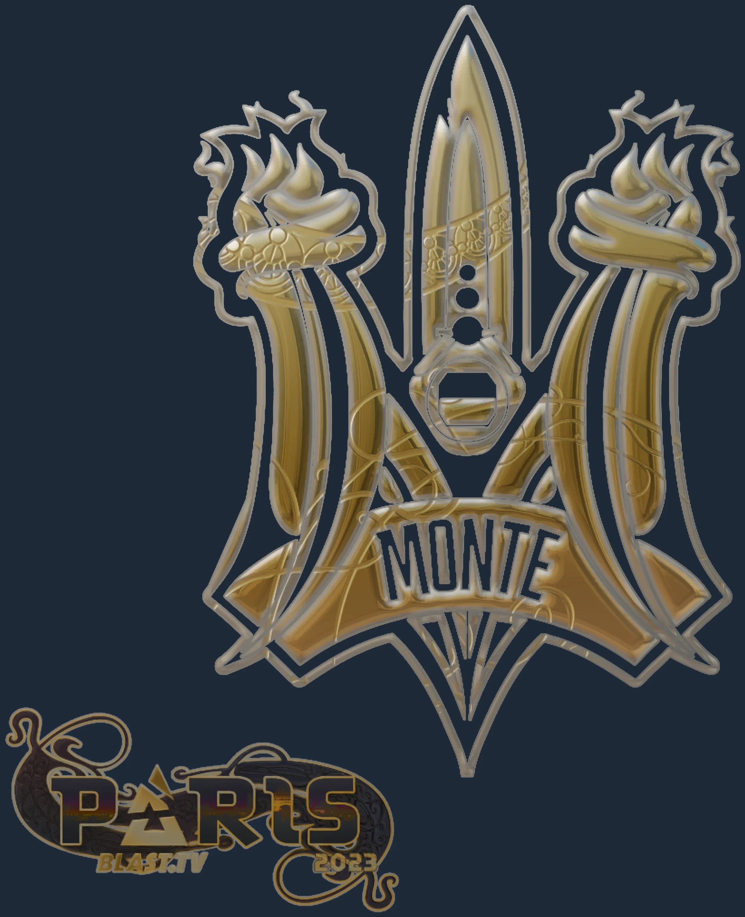 Sticker | Monte (Gold) | Paris 2023 Image