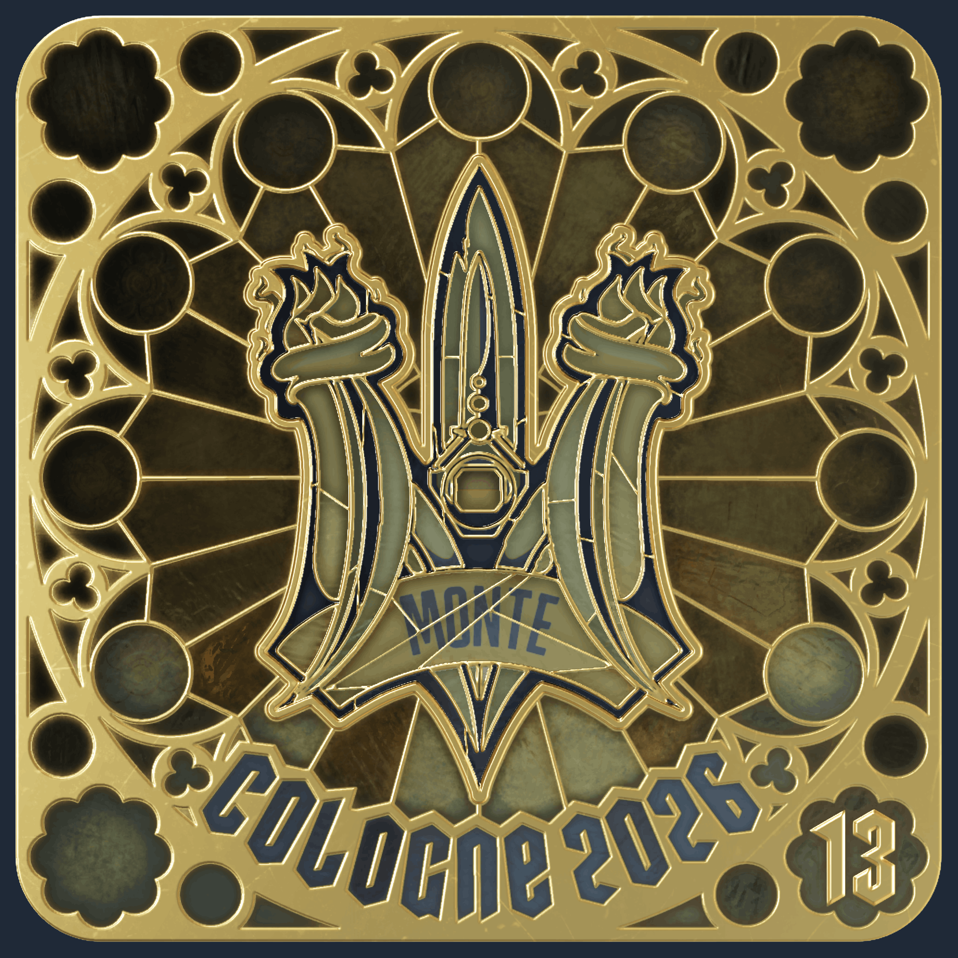 Sticker | Monte (Gold, Ranked) | Cologne 2026 Image