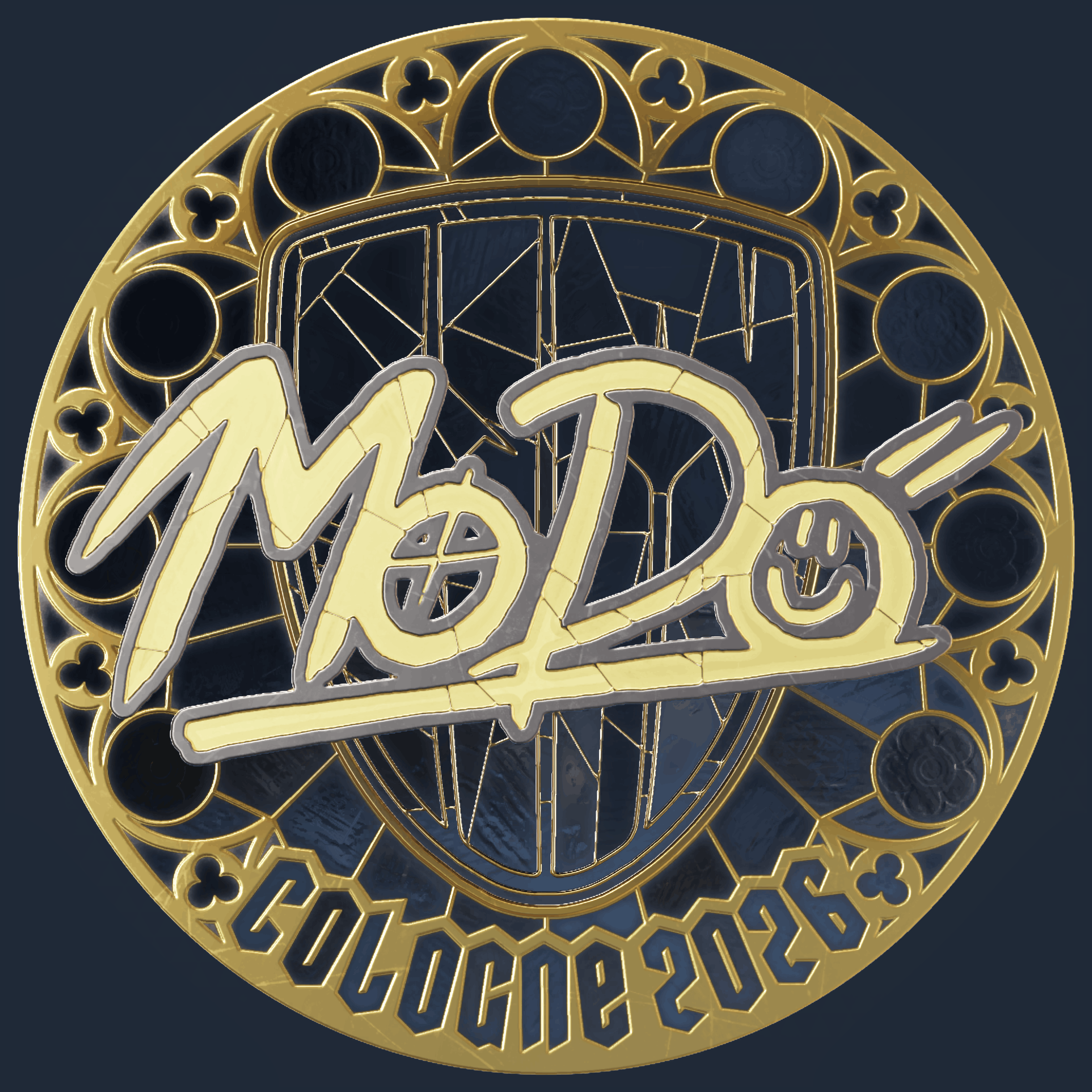 Sticker | MoDo (Gold) | Cologne 2026 Image