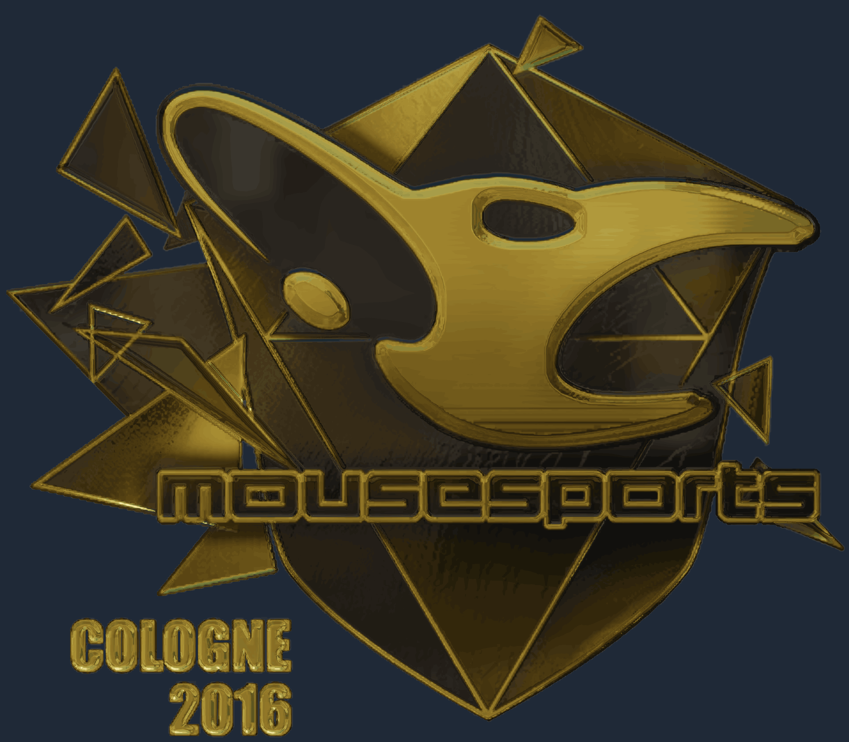 Sticker | mousesports (Gold) | Cologne 2016 Image