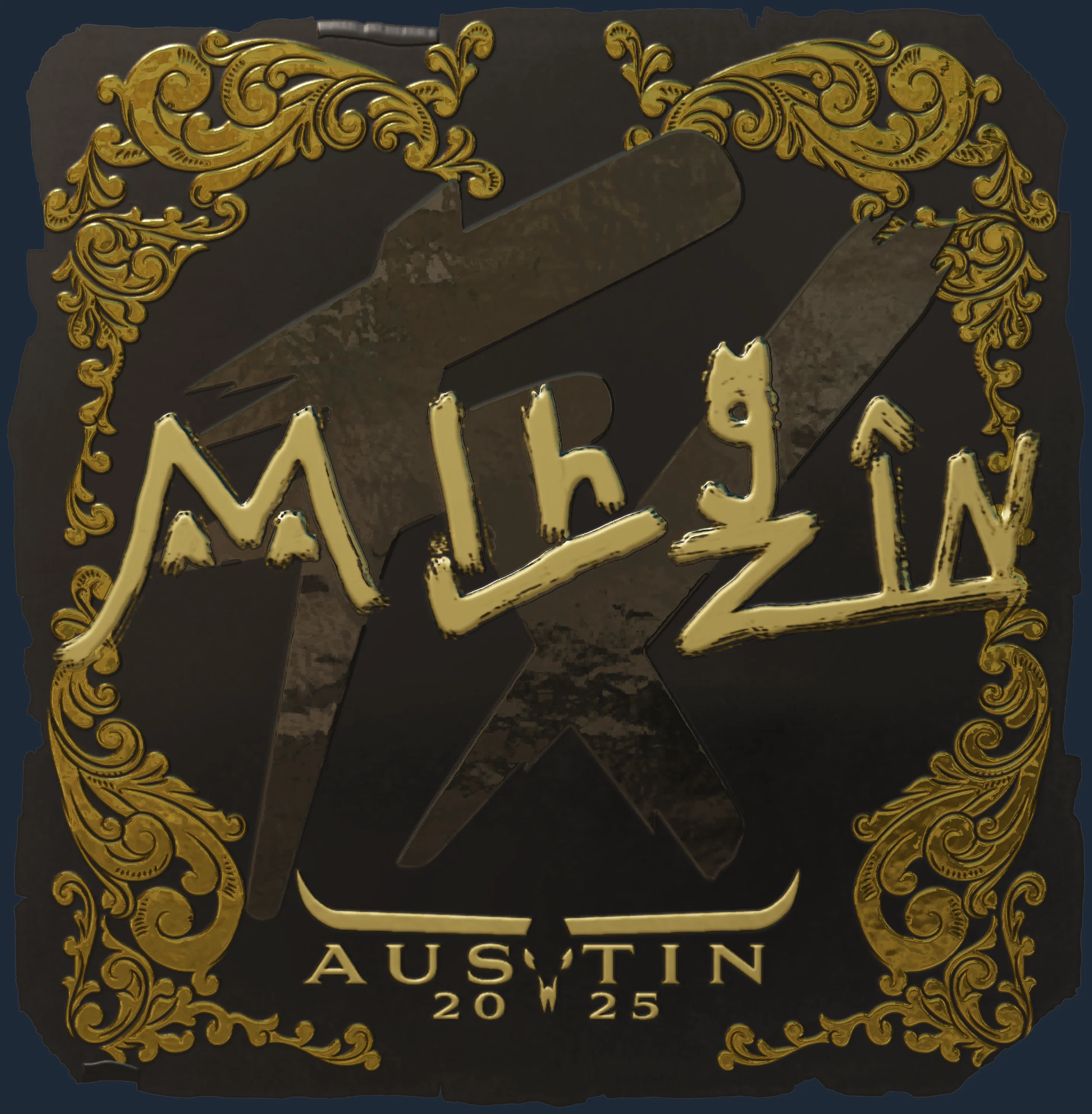 Sticker | mlhzin (Gold) | Austin 2025 Image