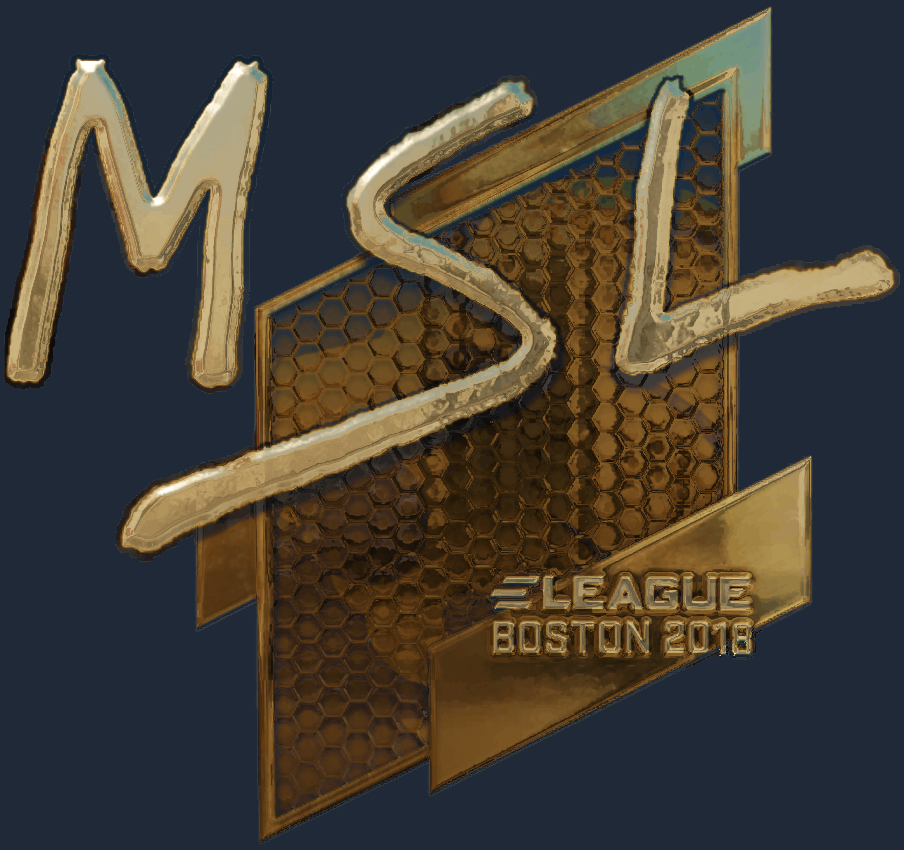 Sticker | MSL (Gold) | Boston 2018 Image