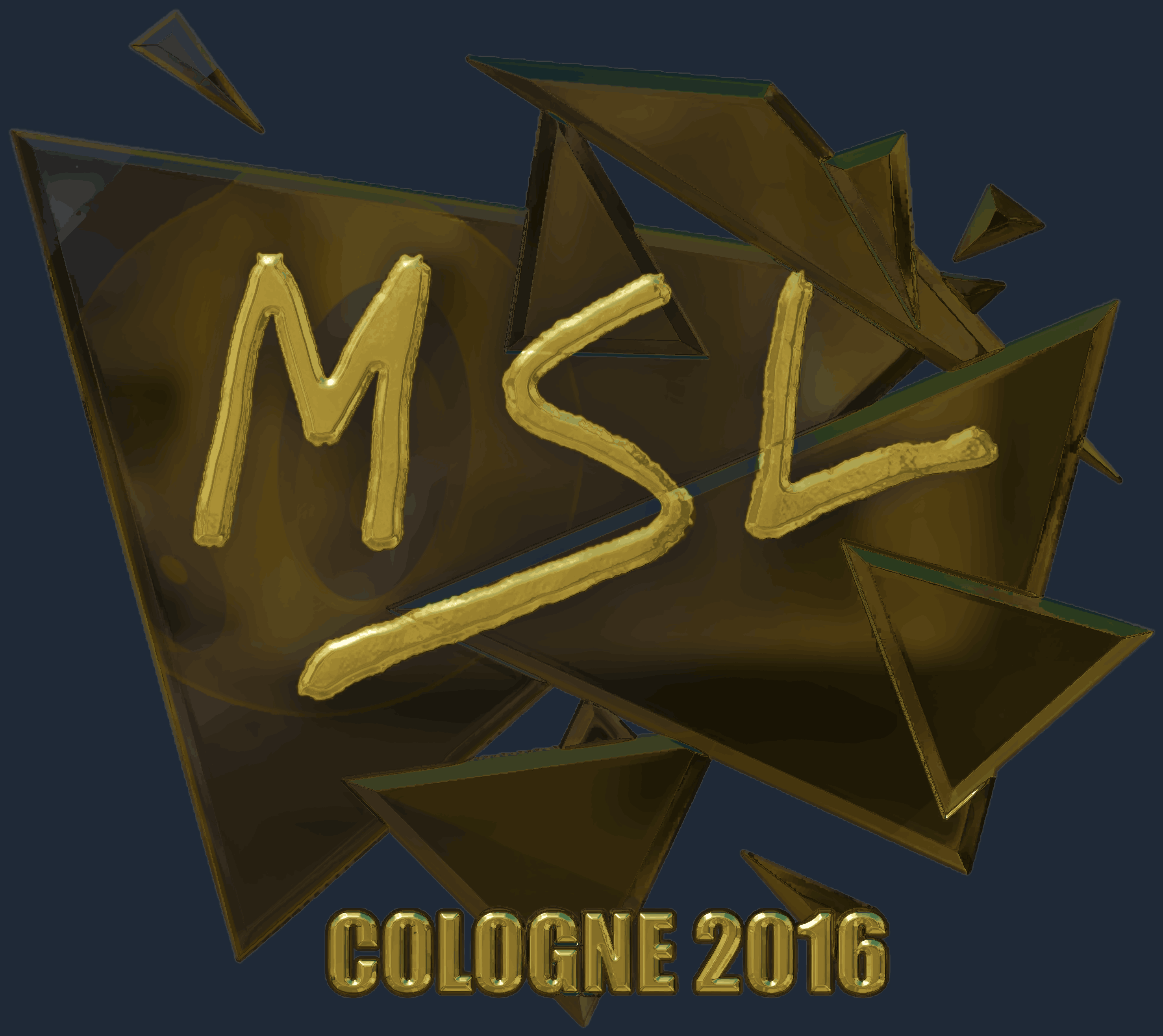Sticker | MSL (Gold) | Cologne 2016 Image