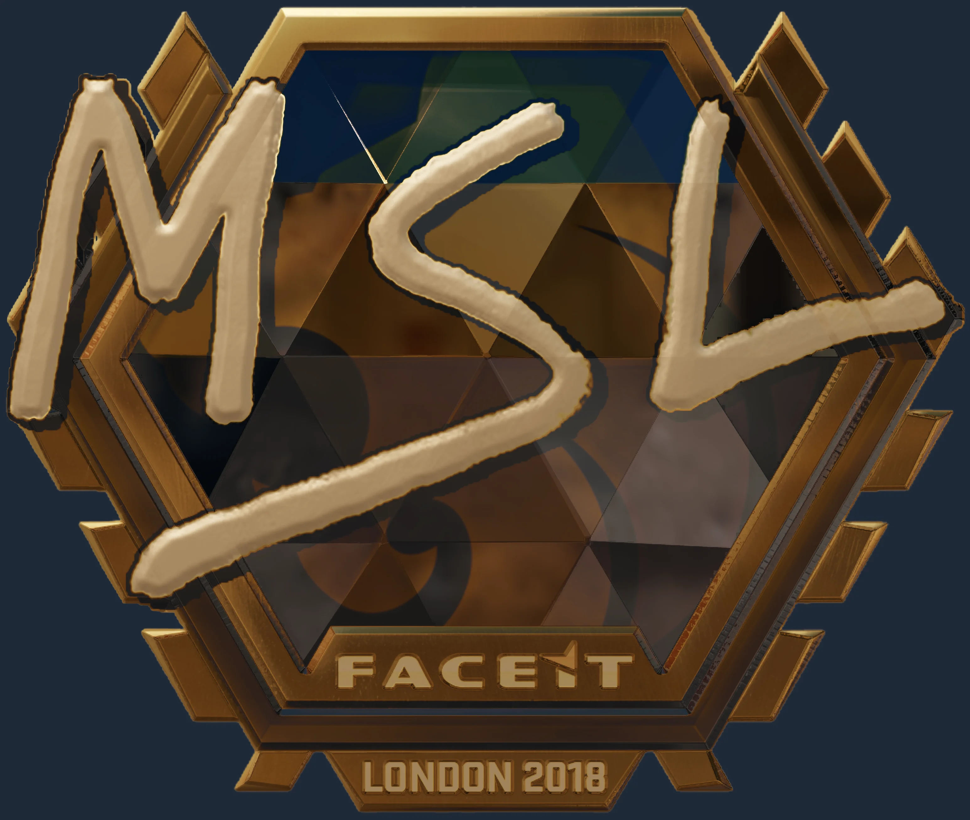 Sticker | MSL (Gold) | London 2018 Image