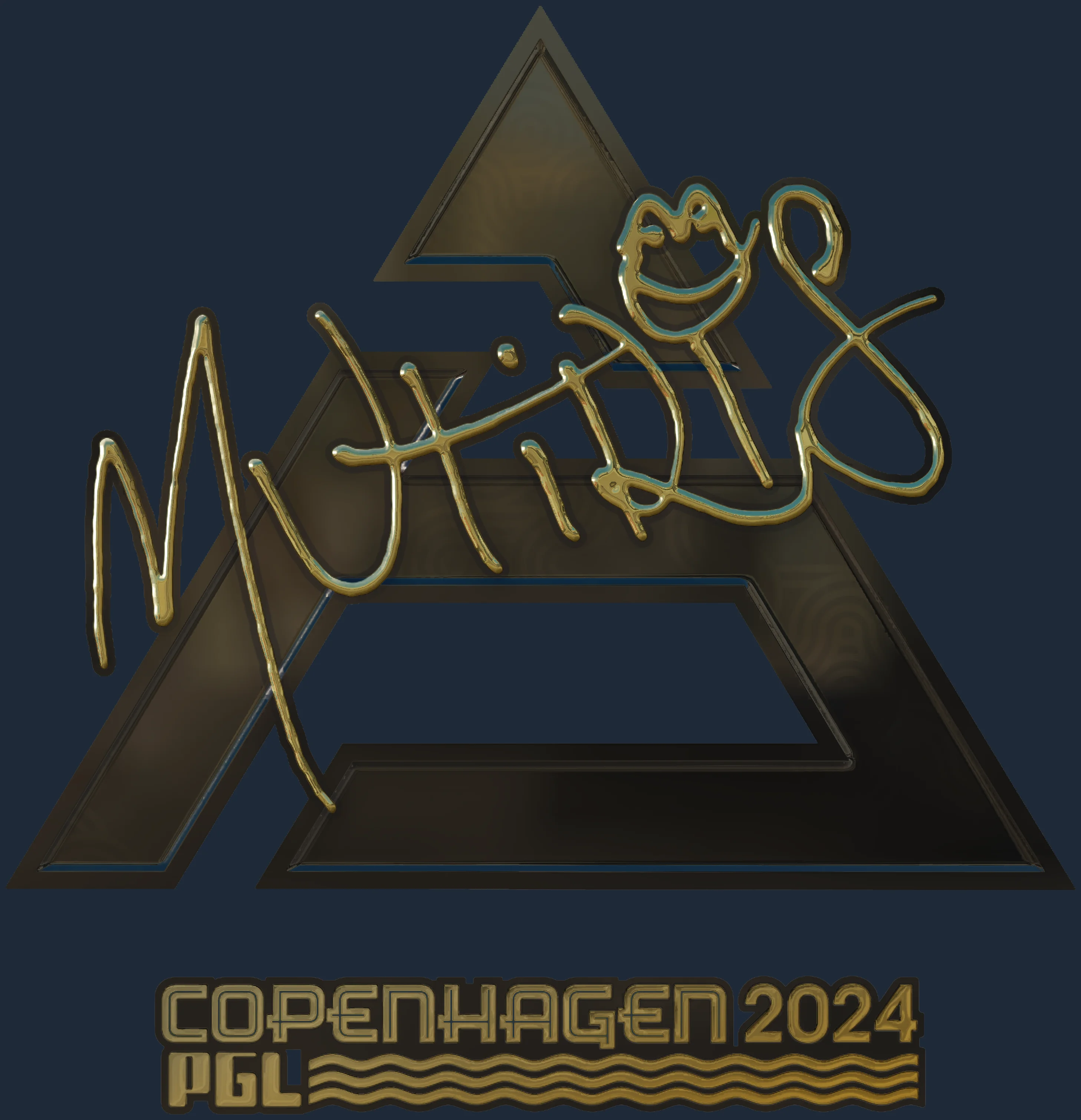 Sticker | MUTiRiS (Gold) | Copenhagen 2024 Image