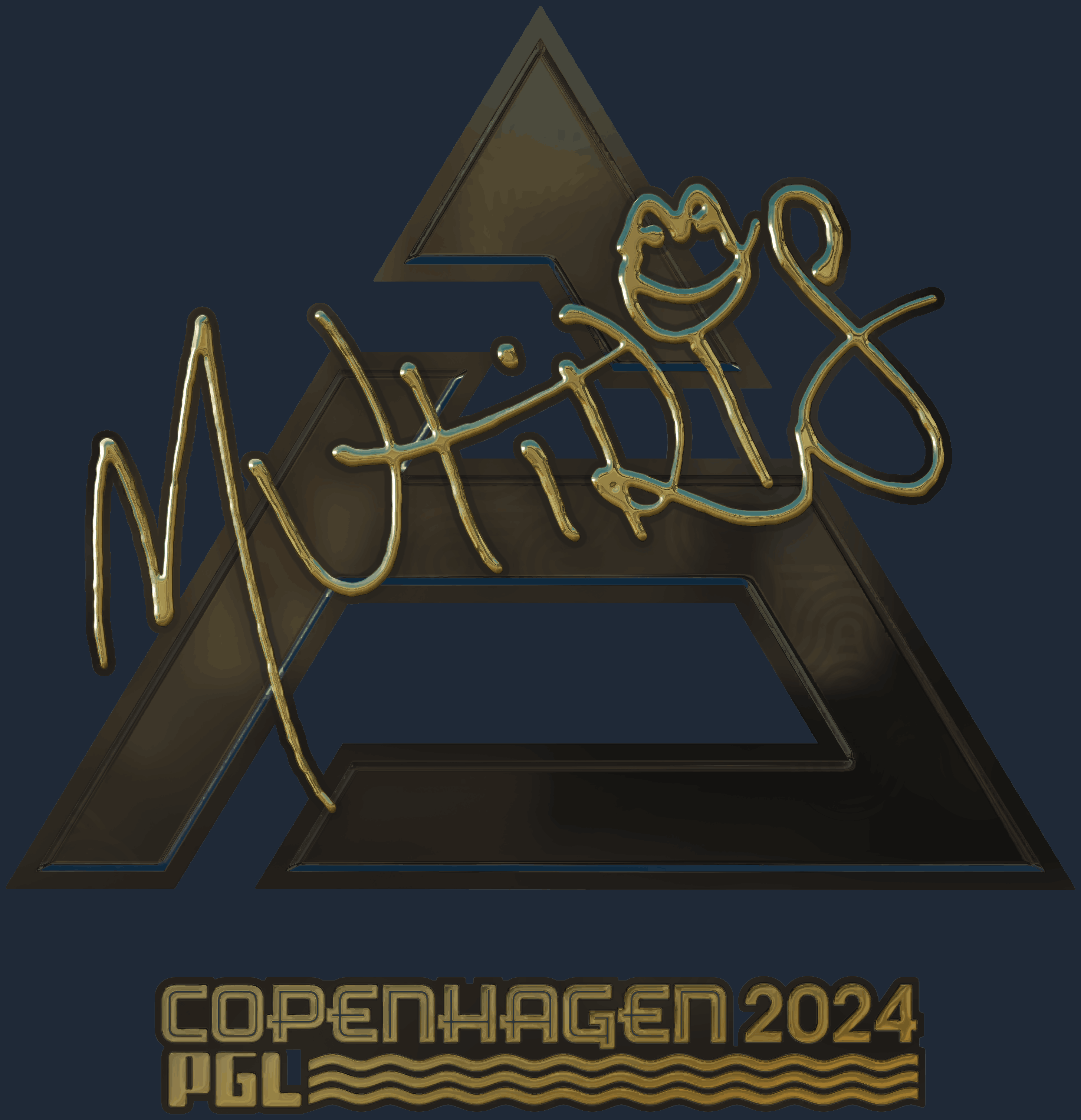 Sticker | MUTiRiS (Gold) | Copenhagen 2024 Image