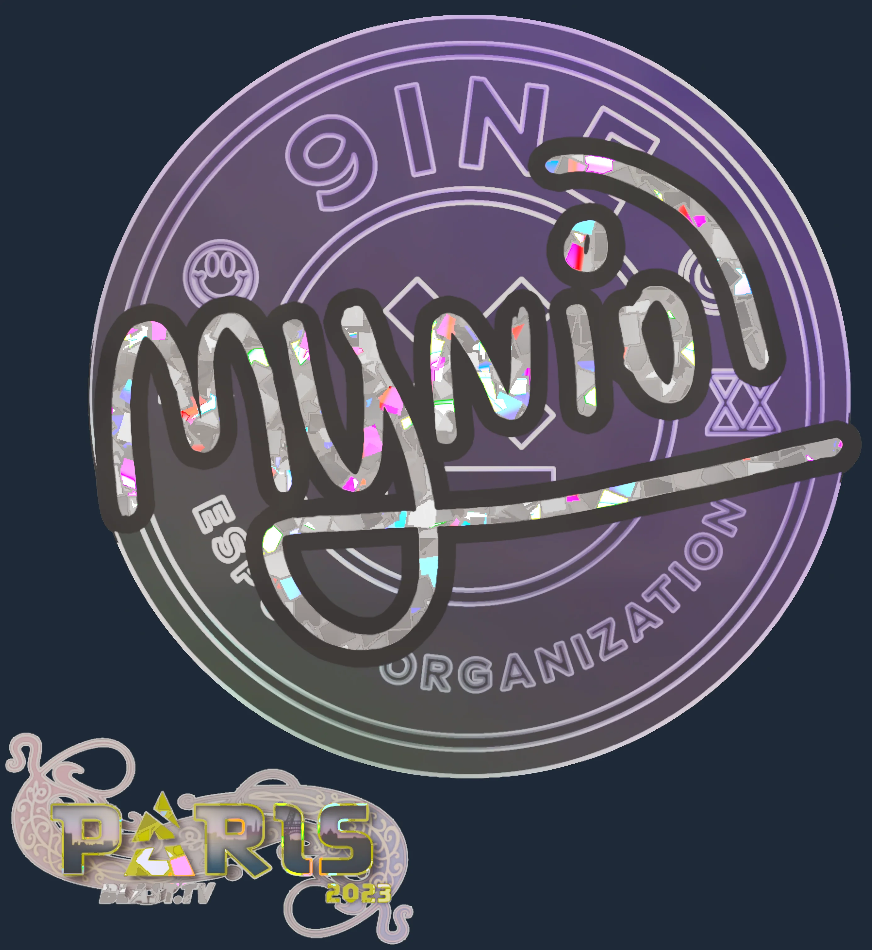 Sticker | mynio (Glitter) | Paris 2023 Image