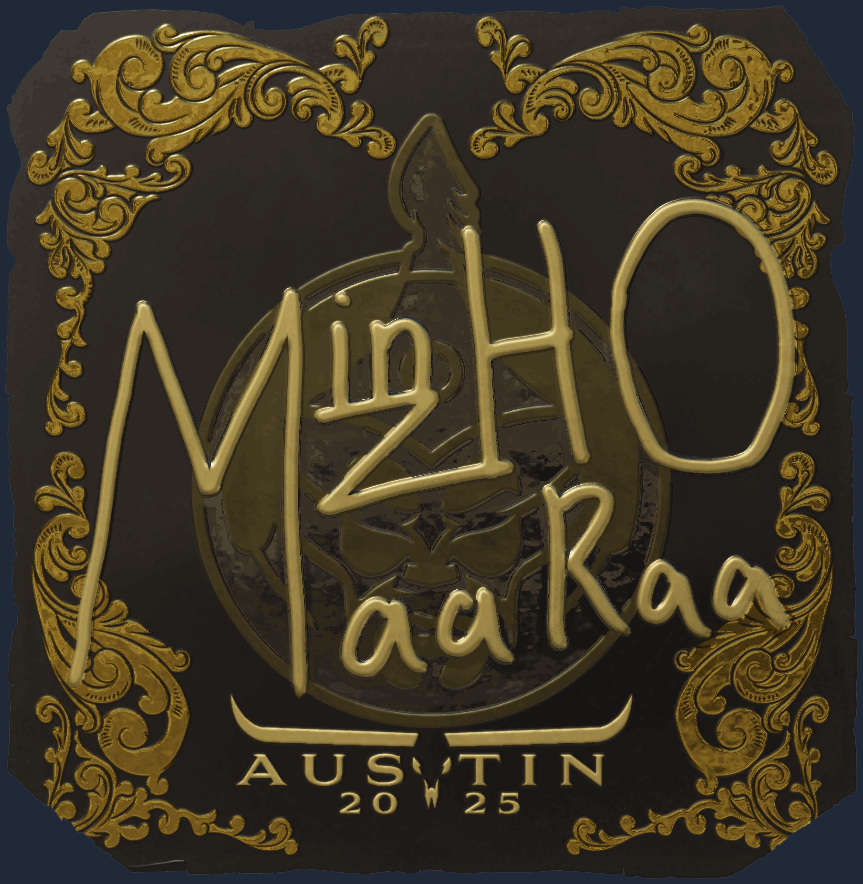 Sticker | mzinho (Gold) | Austin 2025 Image