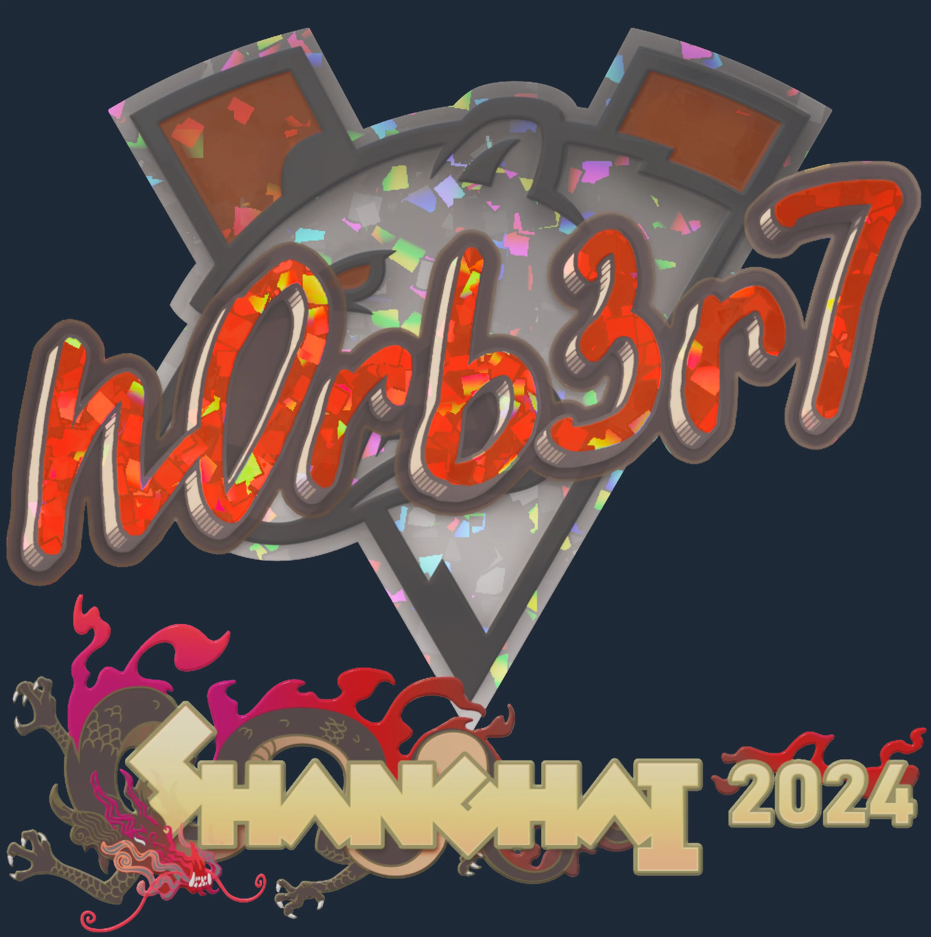 Sticker | n0rb3r7 (Glitter) | Shanghai 2024 Image