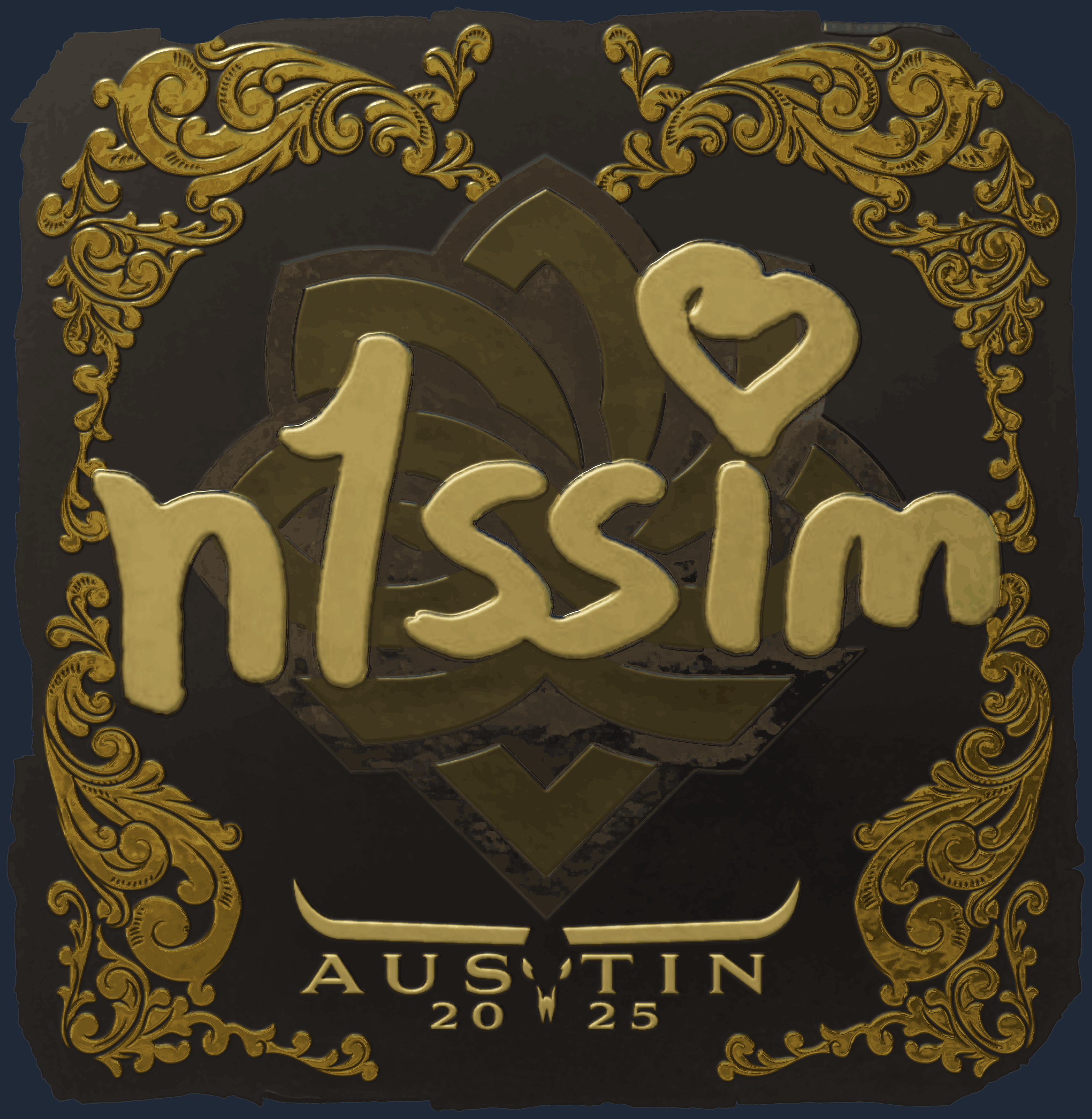 Sticker | n1ssim (Gold) | Austin 2025 Image