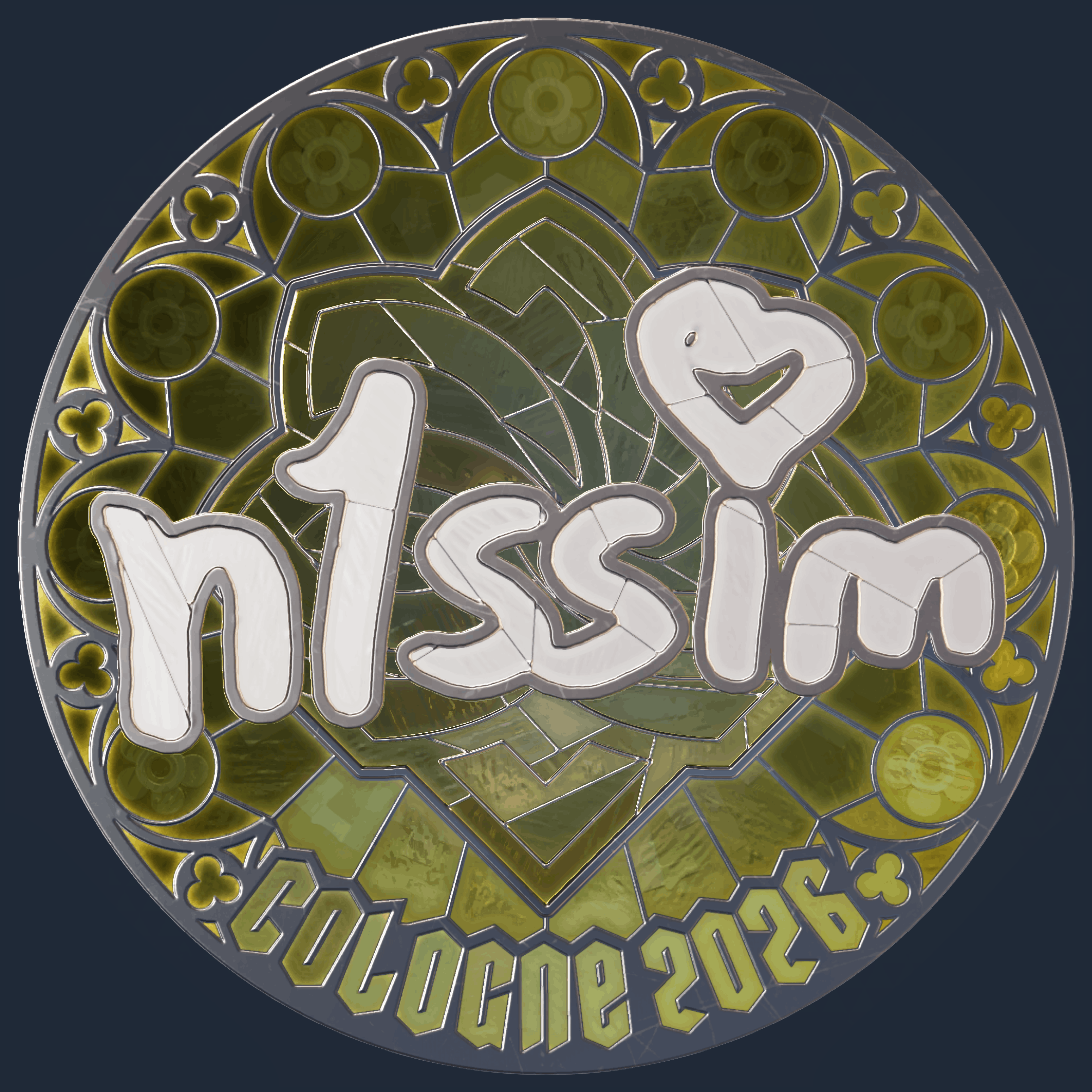 Sticker | n1ssim (Foil) | Cologne 2026 Image