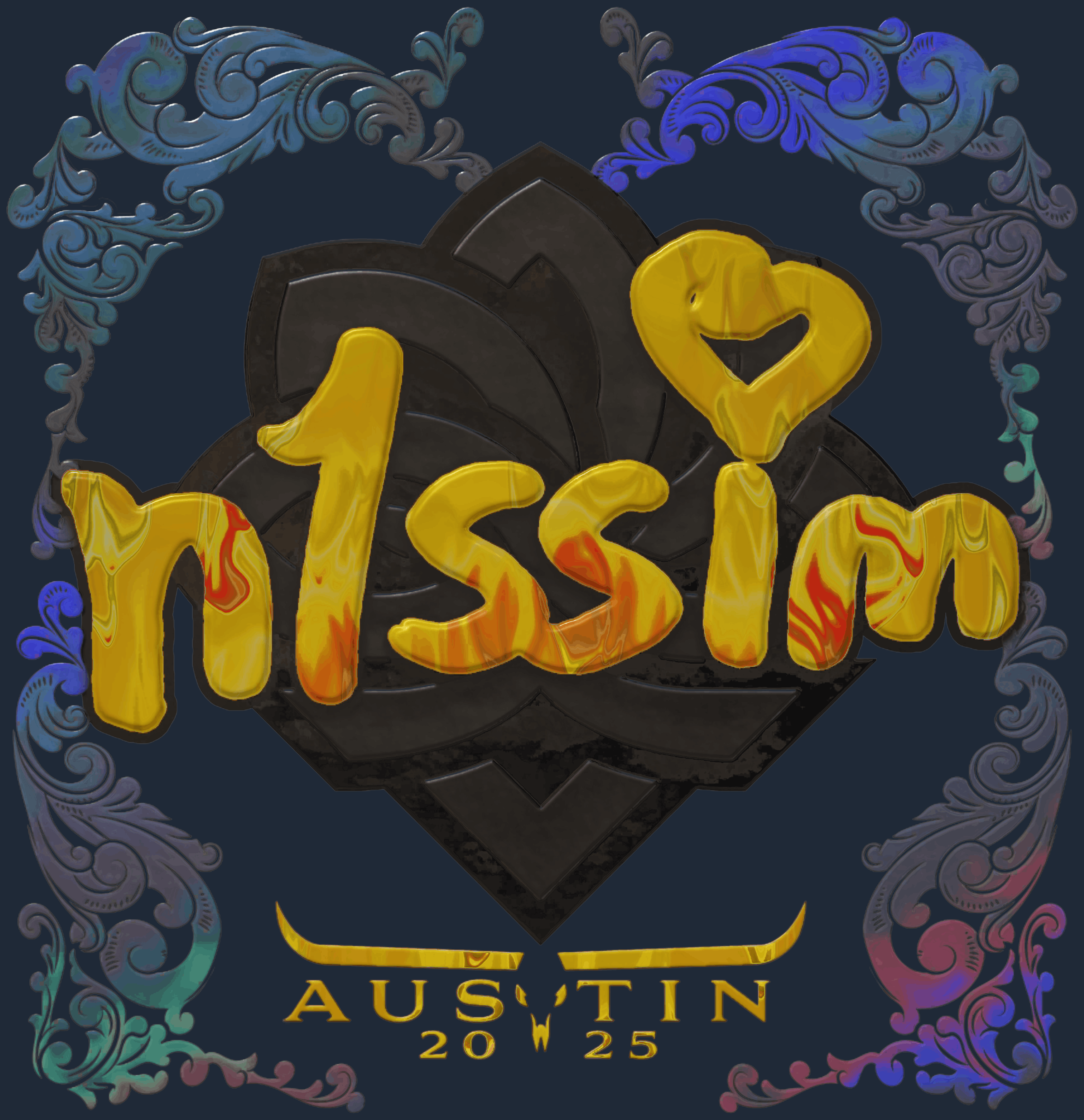 Sticker | n1ssim (Holo) | Austin 2025 Image