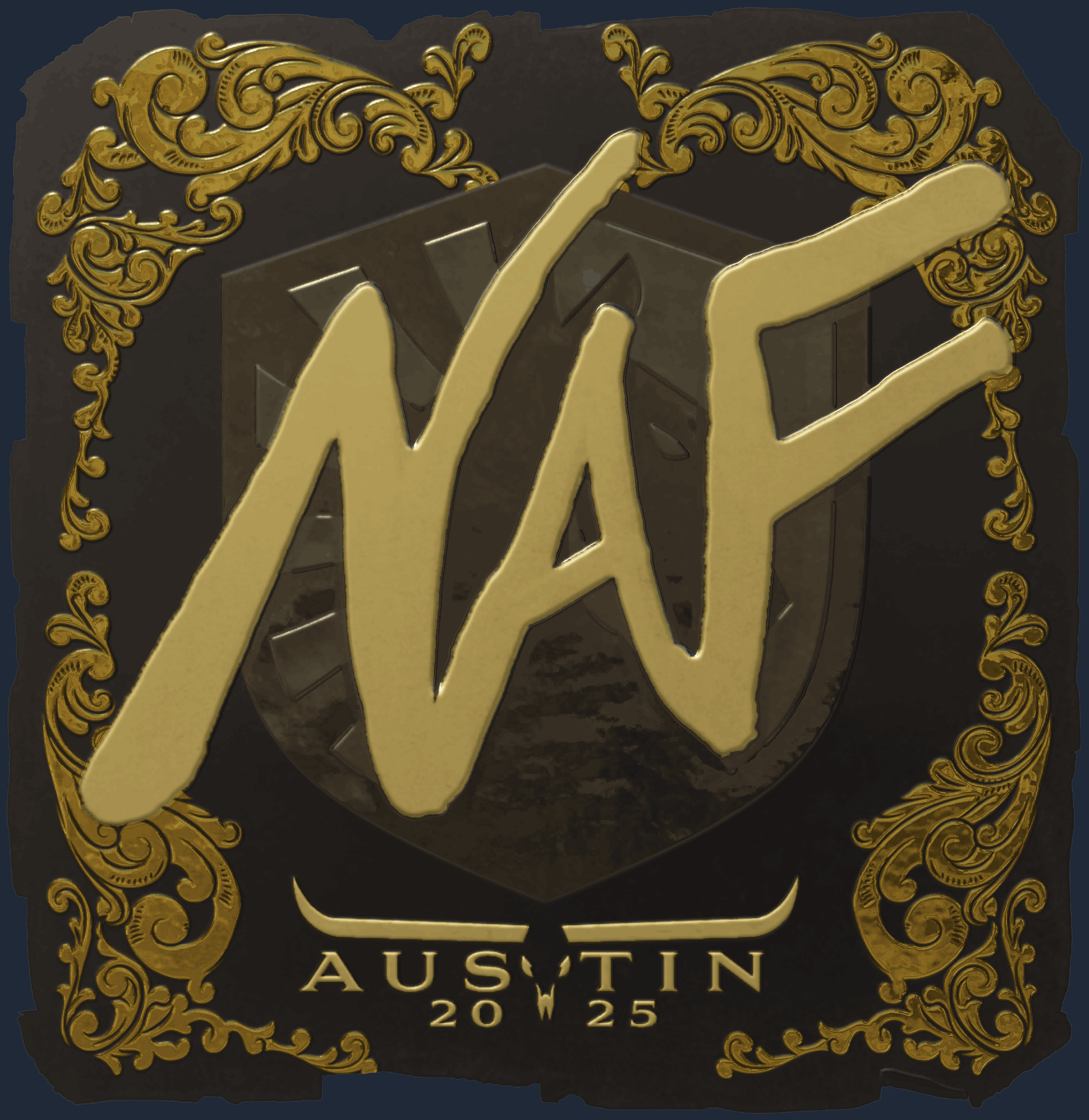 Sticker | NAF (Gold) | Austin 2025 Image
