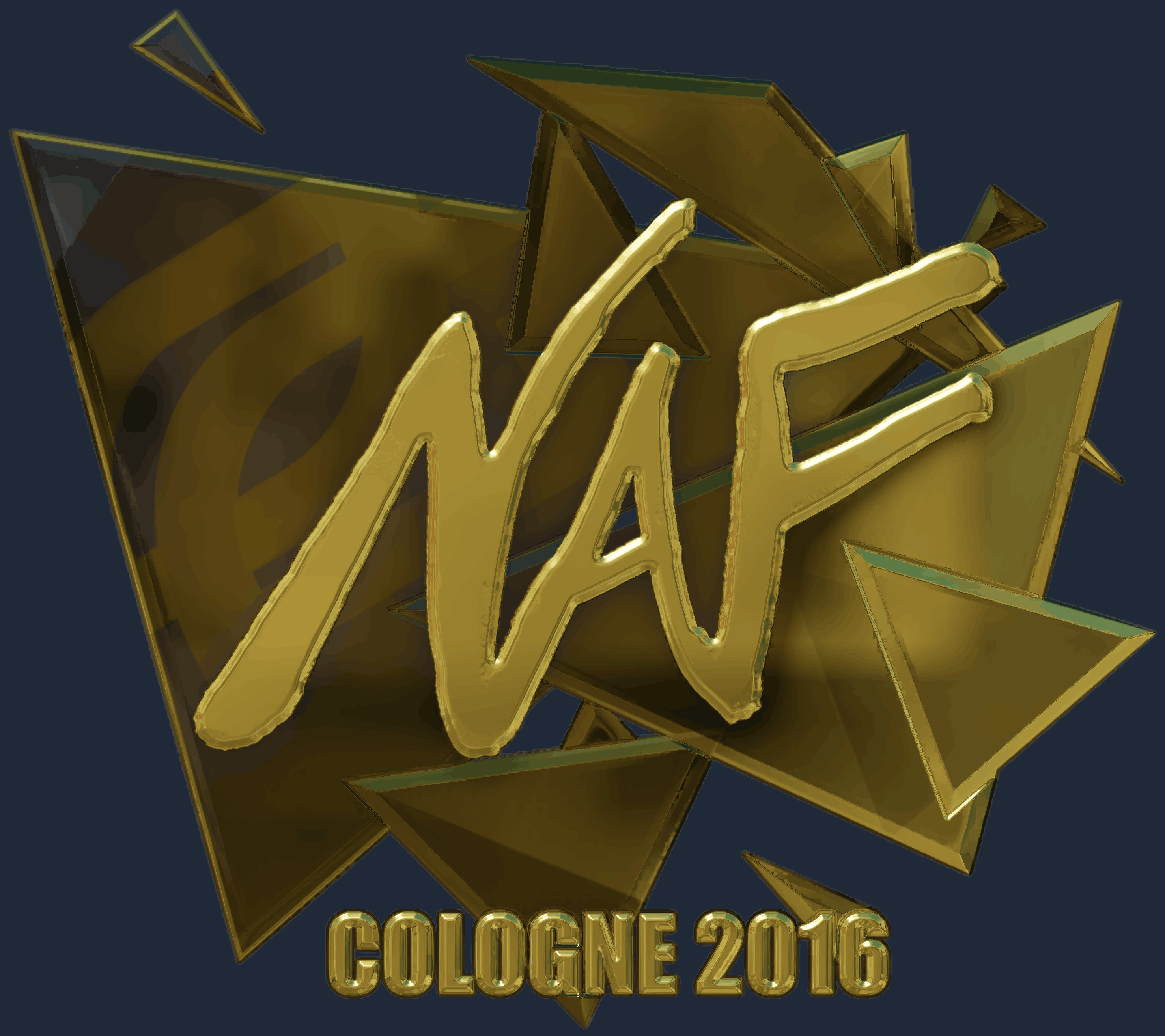Sticker | NAF (Gold) | Cologne 2016 Image