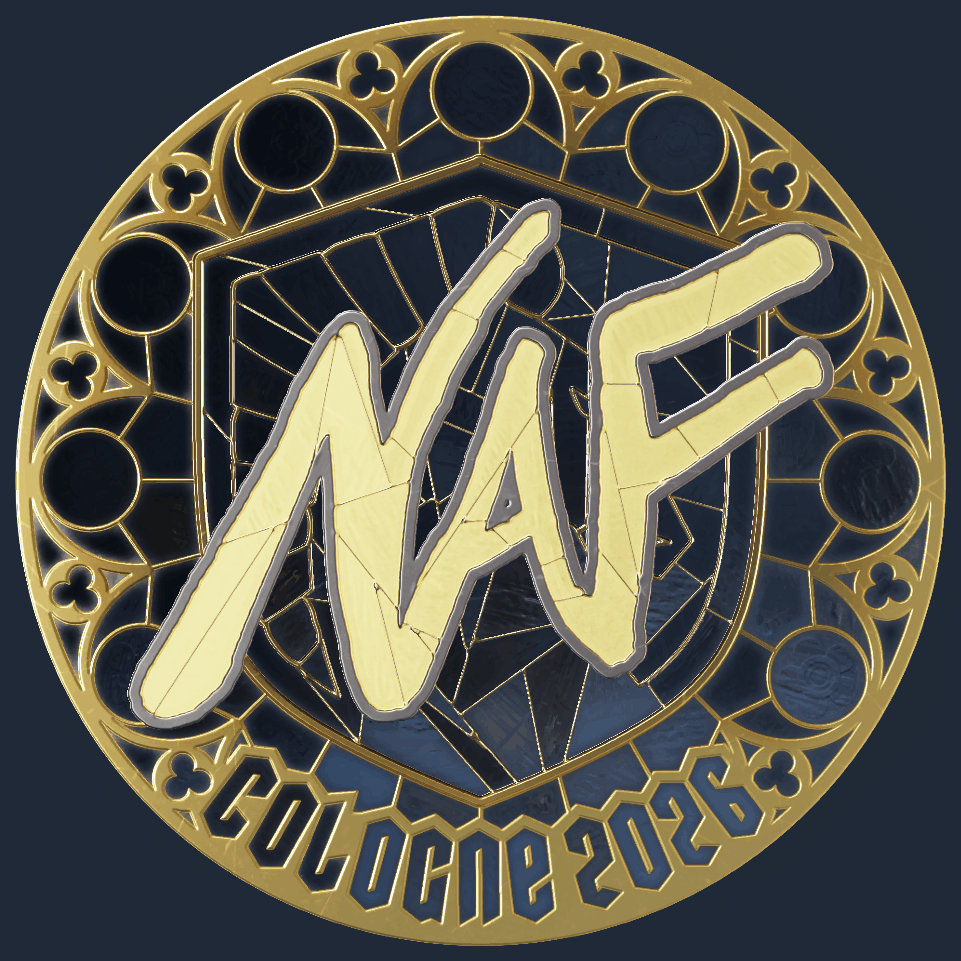 Sticker | NAF (Gold) | Cologne 2026 Image