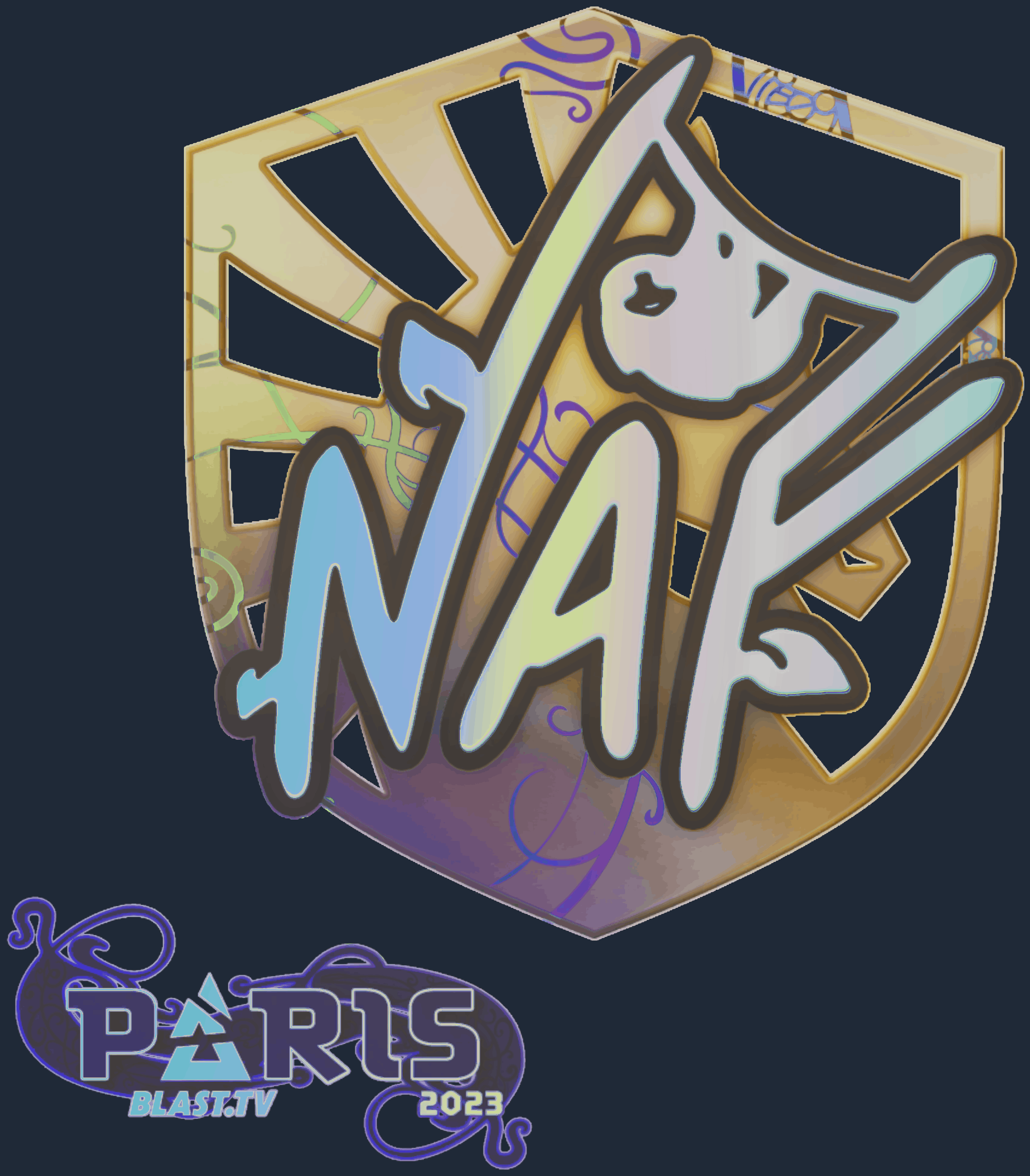 Sticker | NAF (Holo) | Paris 2023 Image