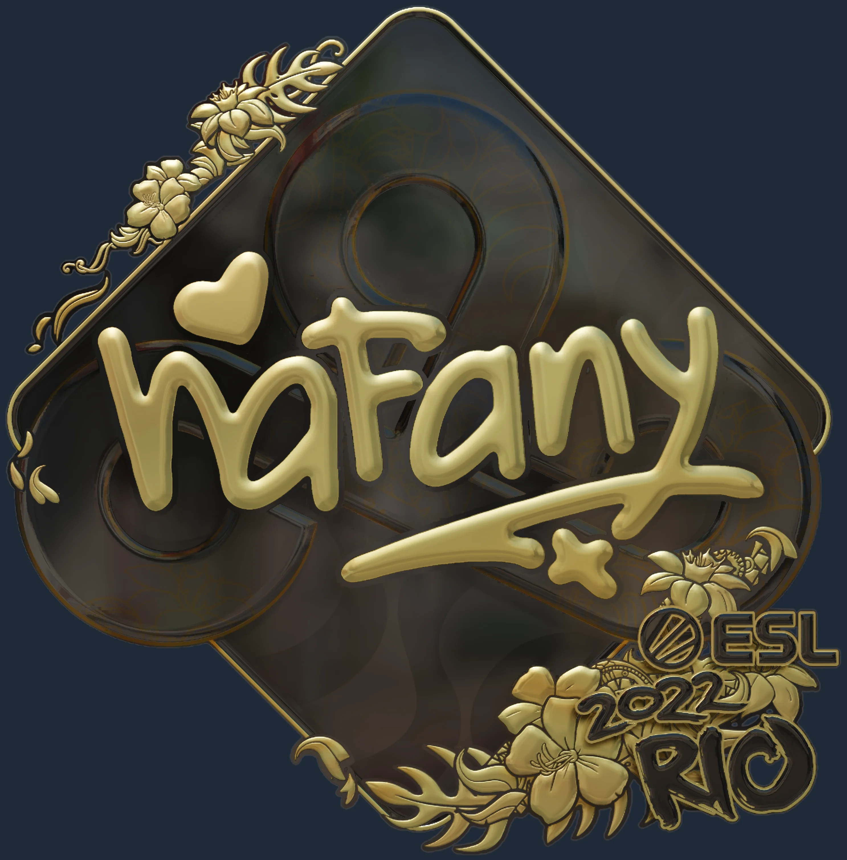 Sticker | nafany (Gold) | Rio 2022 Image