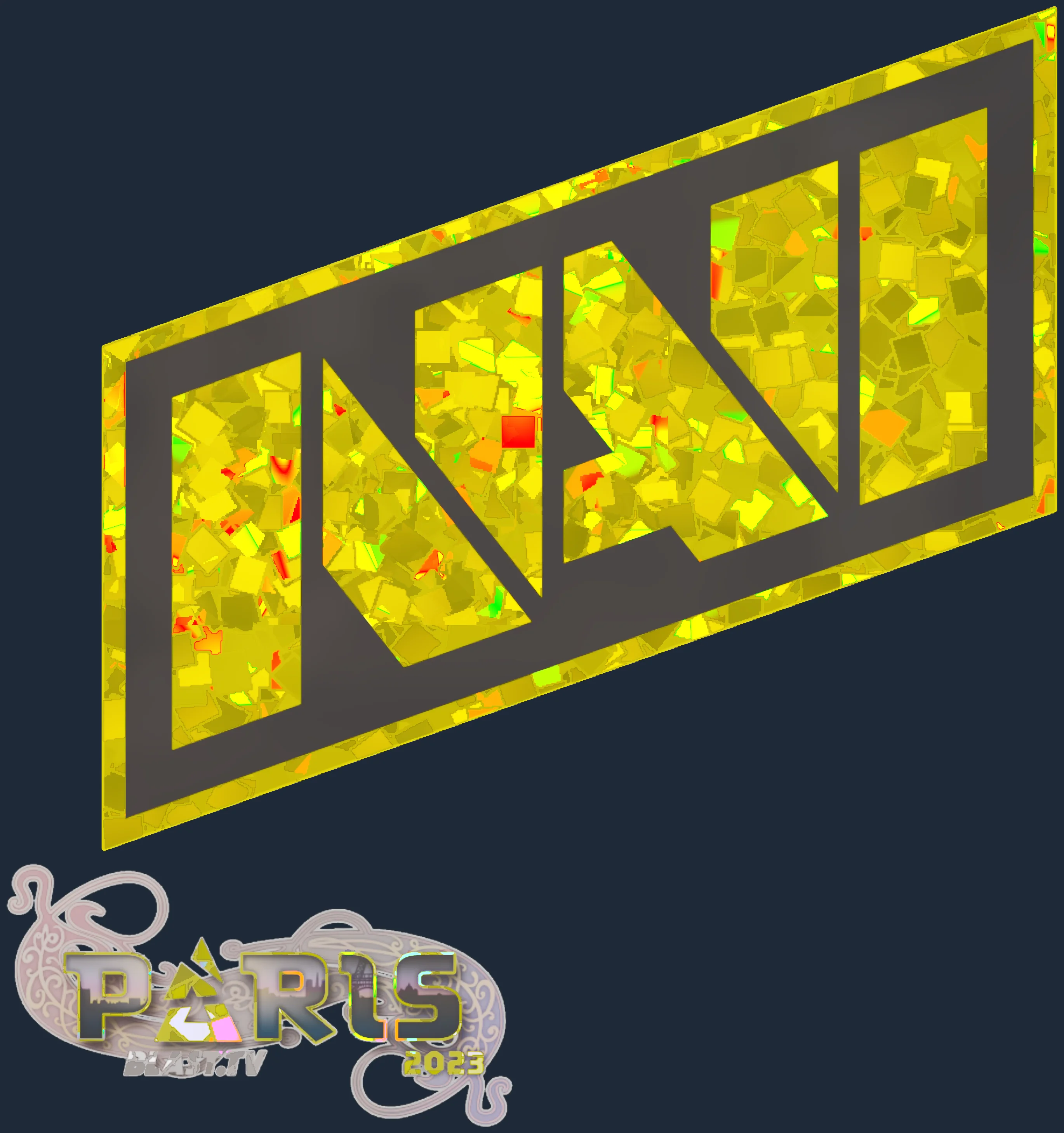 Sticker | Natus Vincere (Glitter) | Paris 2023 Image