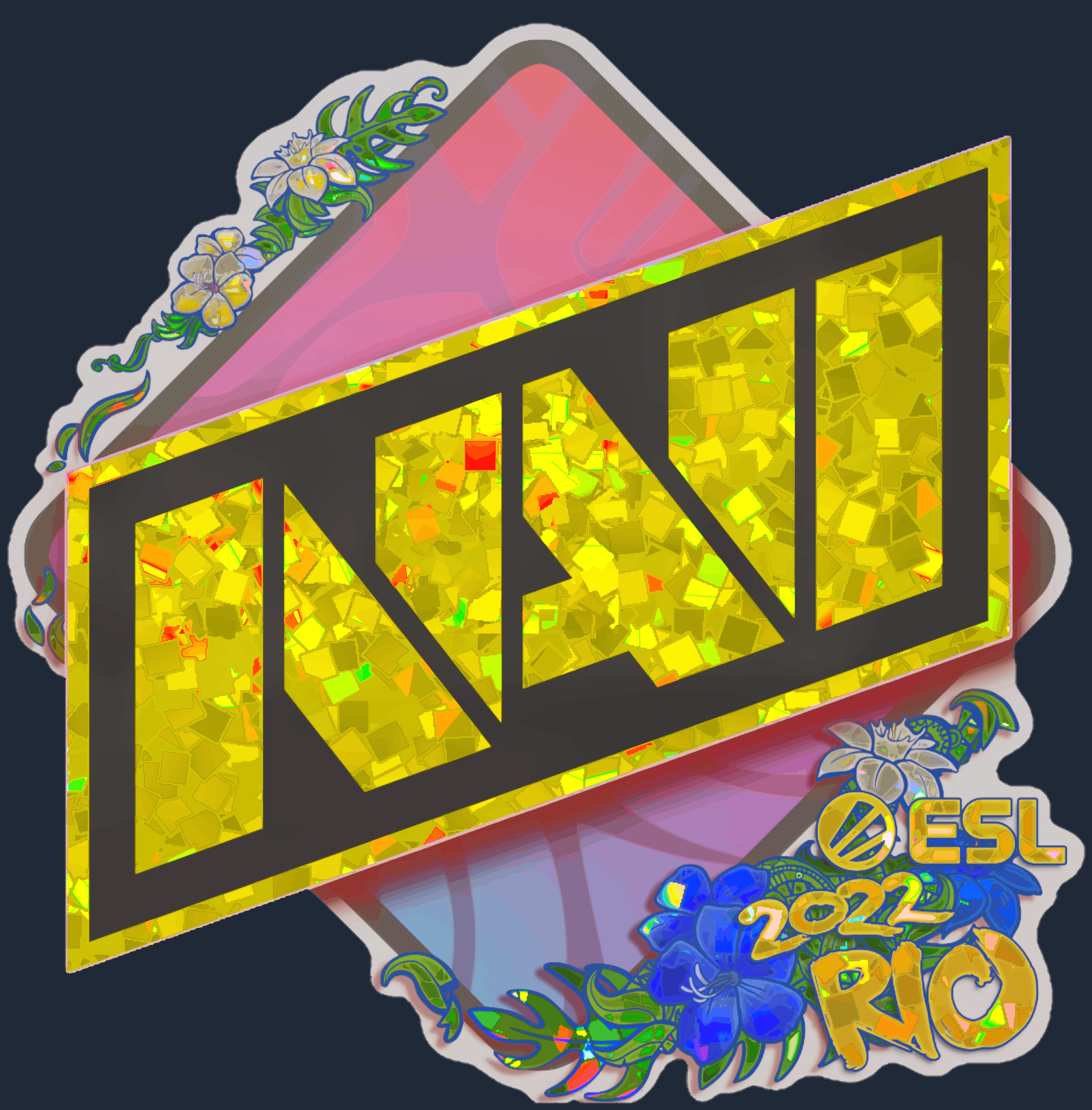 Sticker | Natus Vincere (Glitter) | Rio 2022 Image