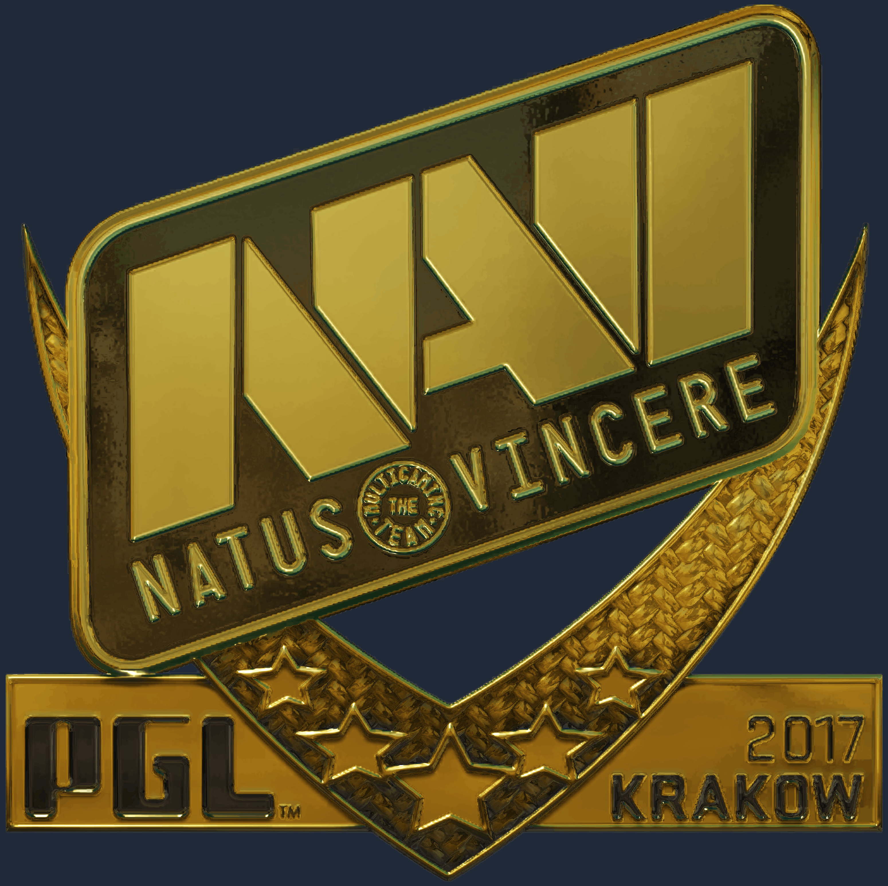 Sticker | Natus Vincere (Gold) | Krakow 2017 Image