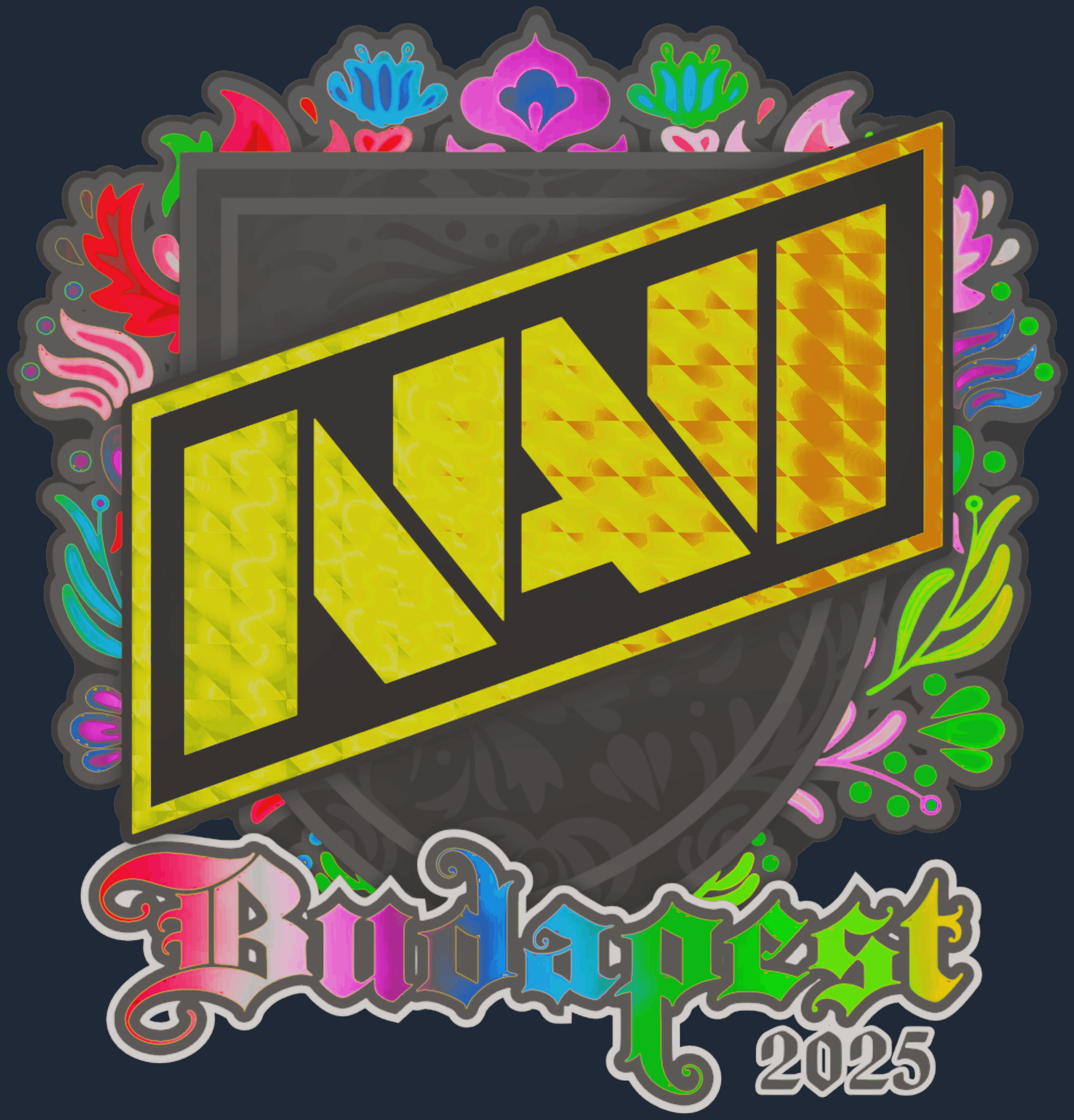 Sticker | Natus Vincere (Holo) | Budapest 2025 Image