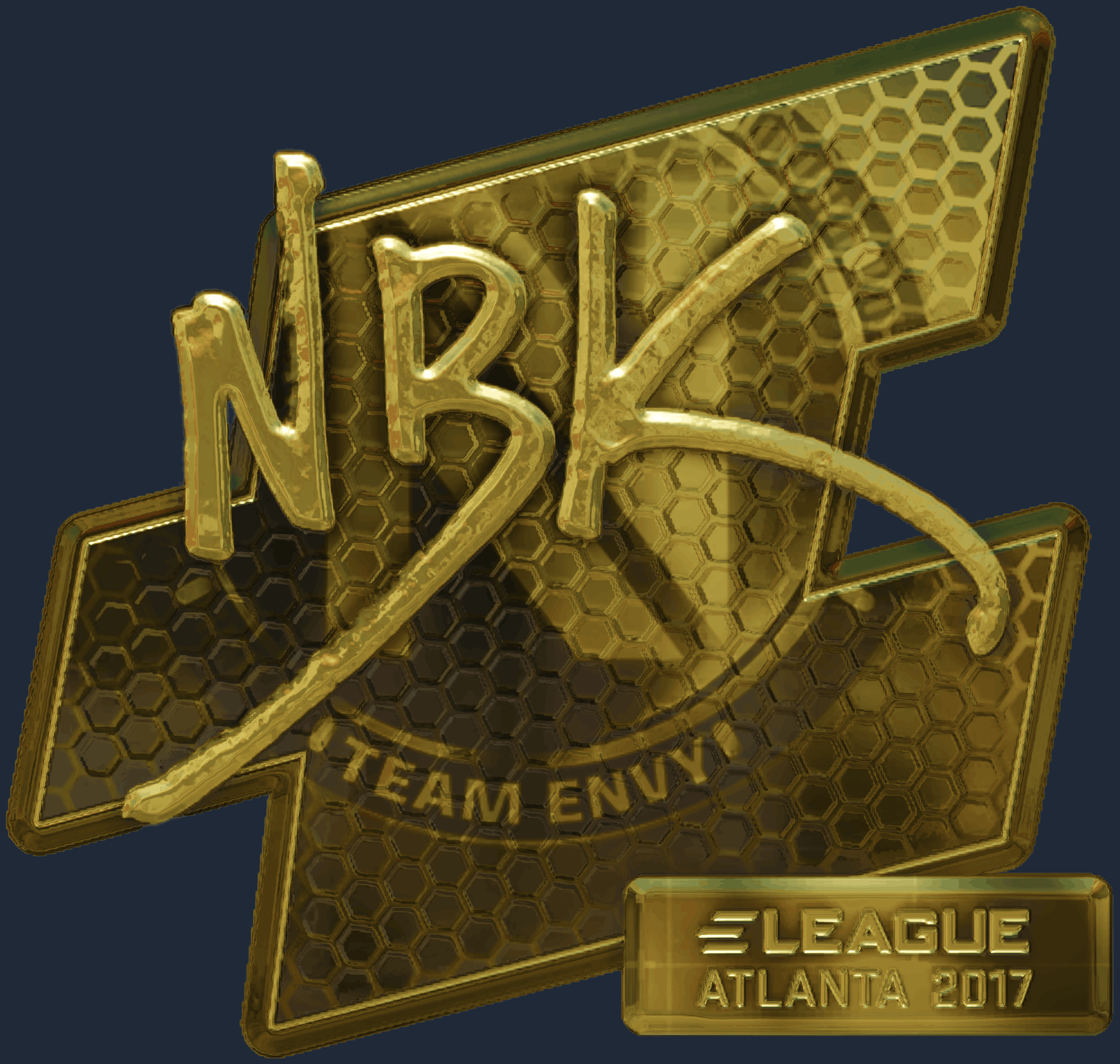 Sticker | NBK- (Gold) | Atlanta 2017 Image