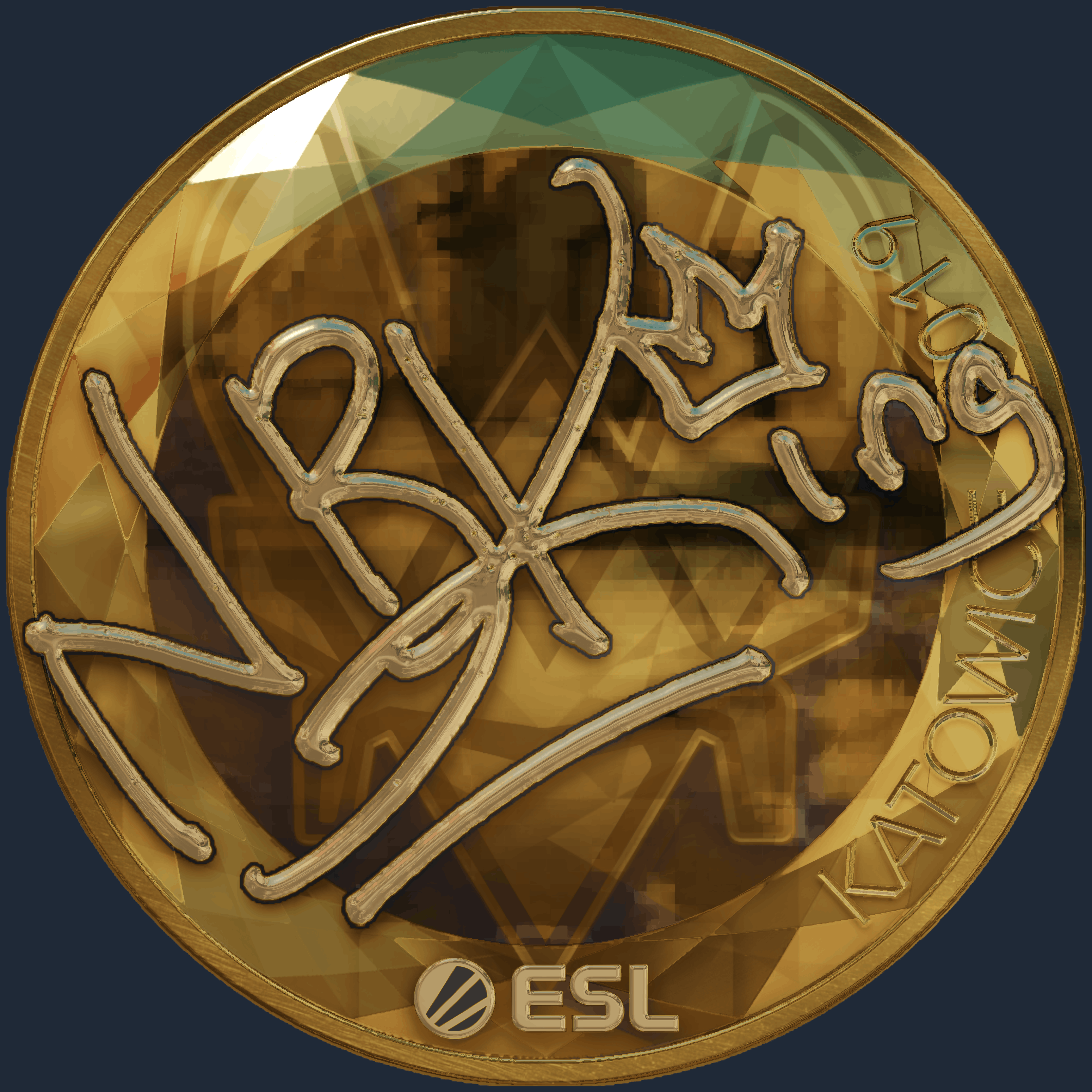 Sticker | NBK- (Gold) | Katowice 2019 Image