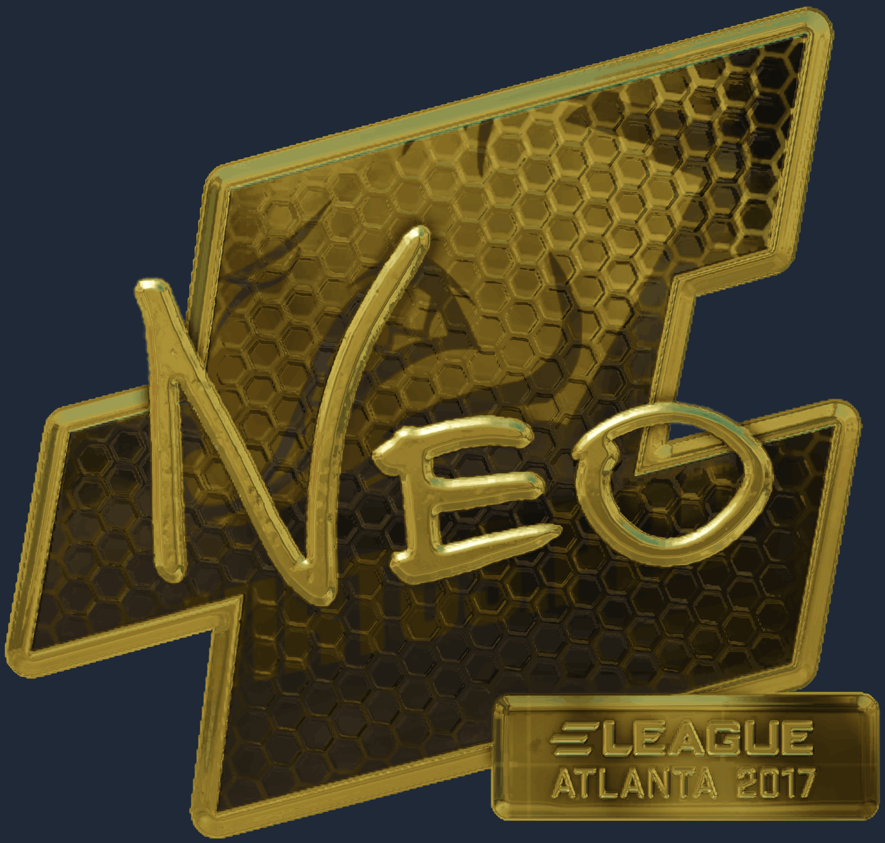 Sticker | NEO (Gold) | Atlanta 2017 Image