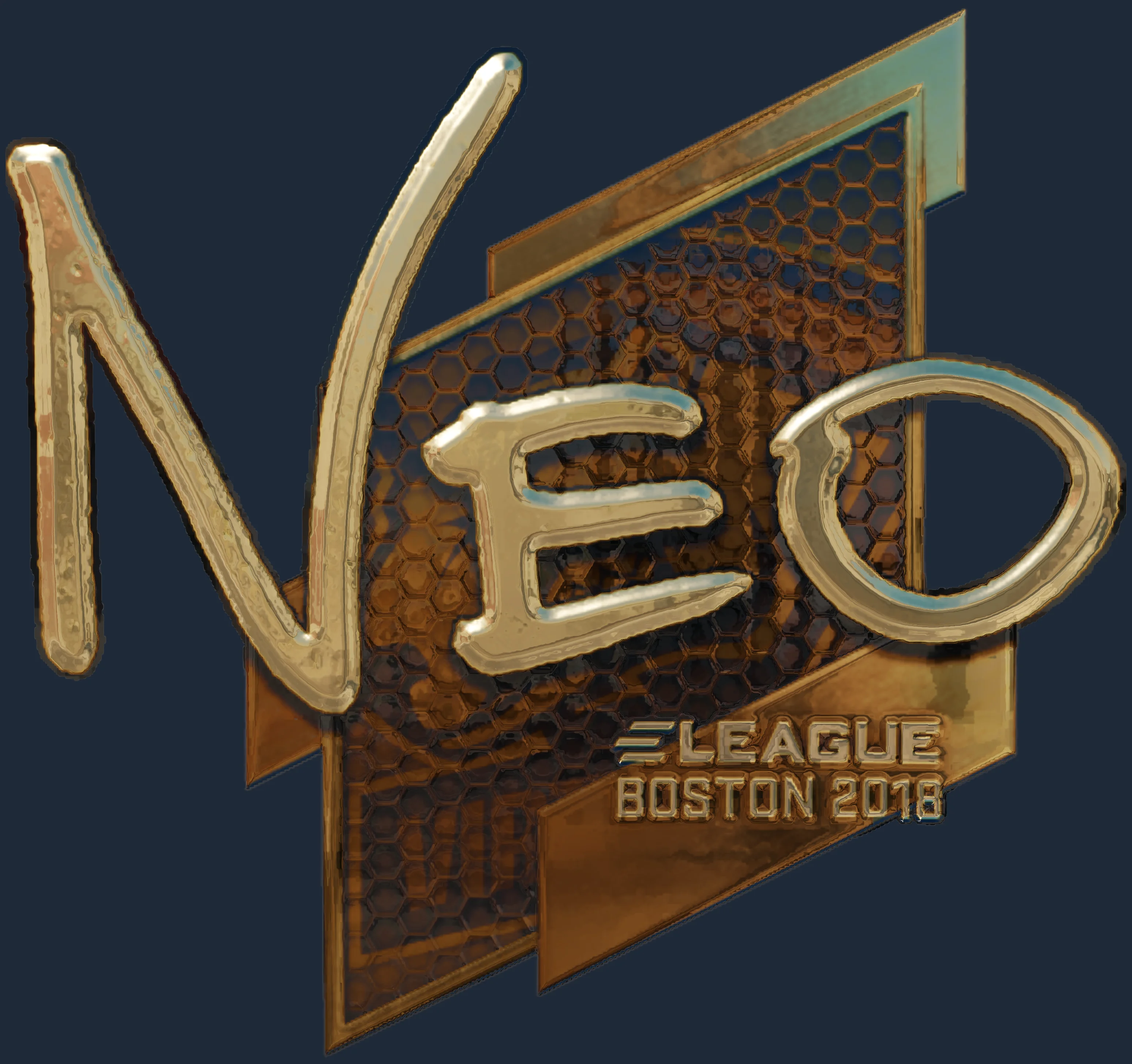 Sticker | NEO (Gold) | Boston 2018 Image