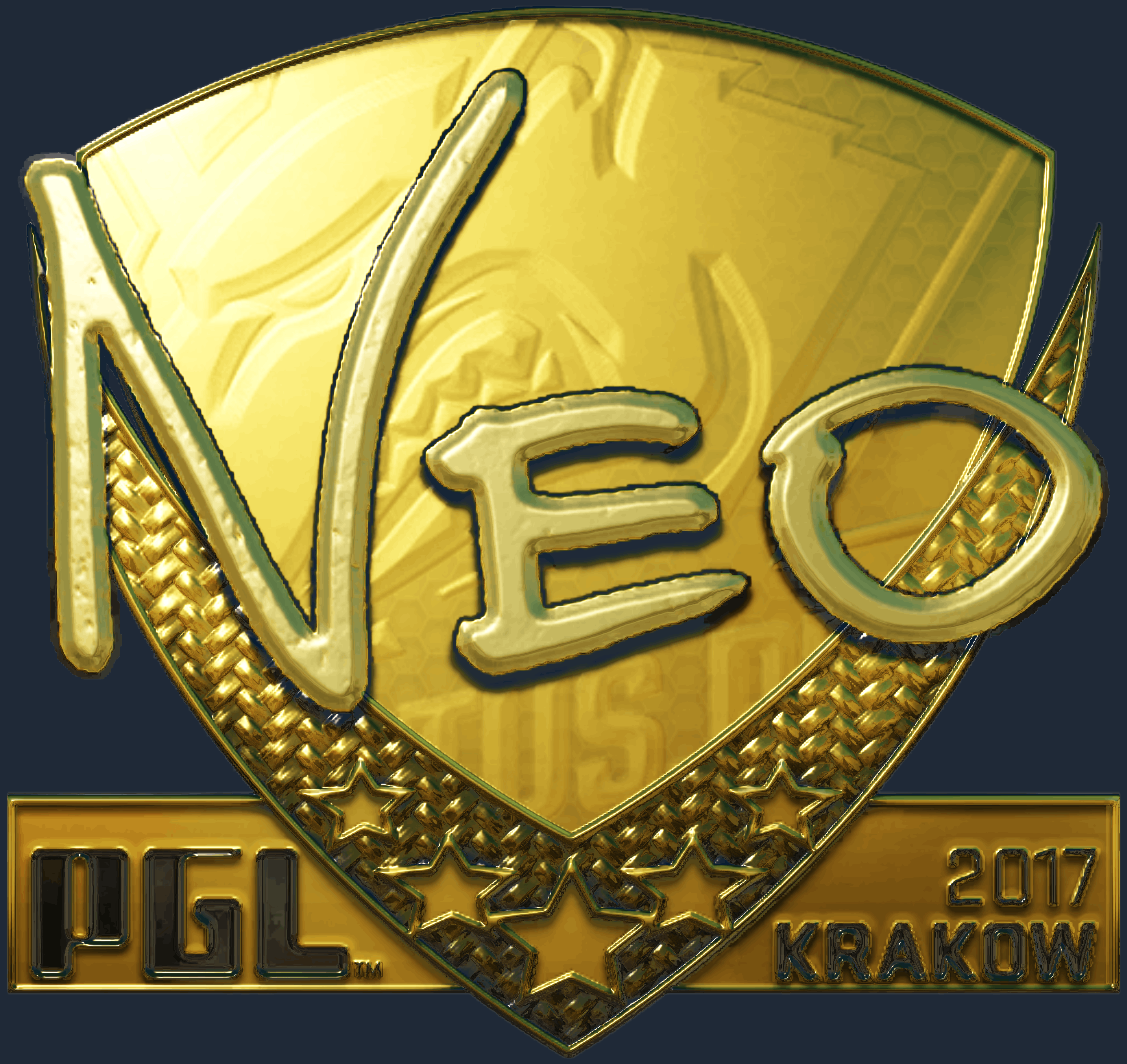 Sticker | NEO (Gold) | Krakow 2017 Image