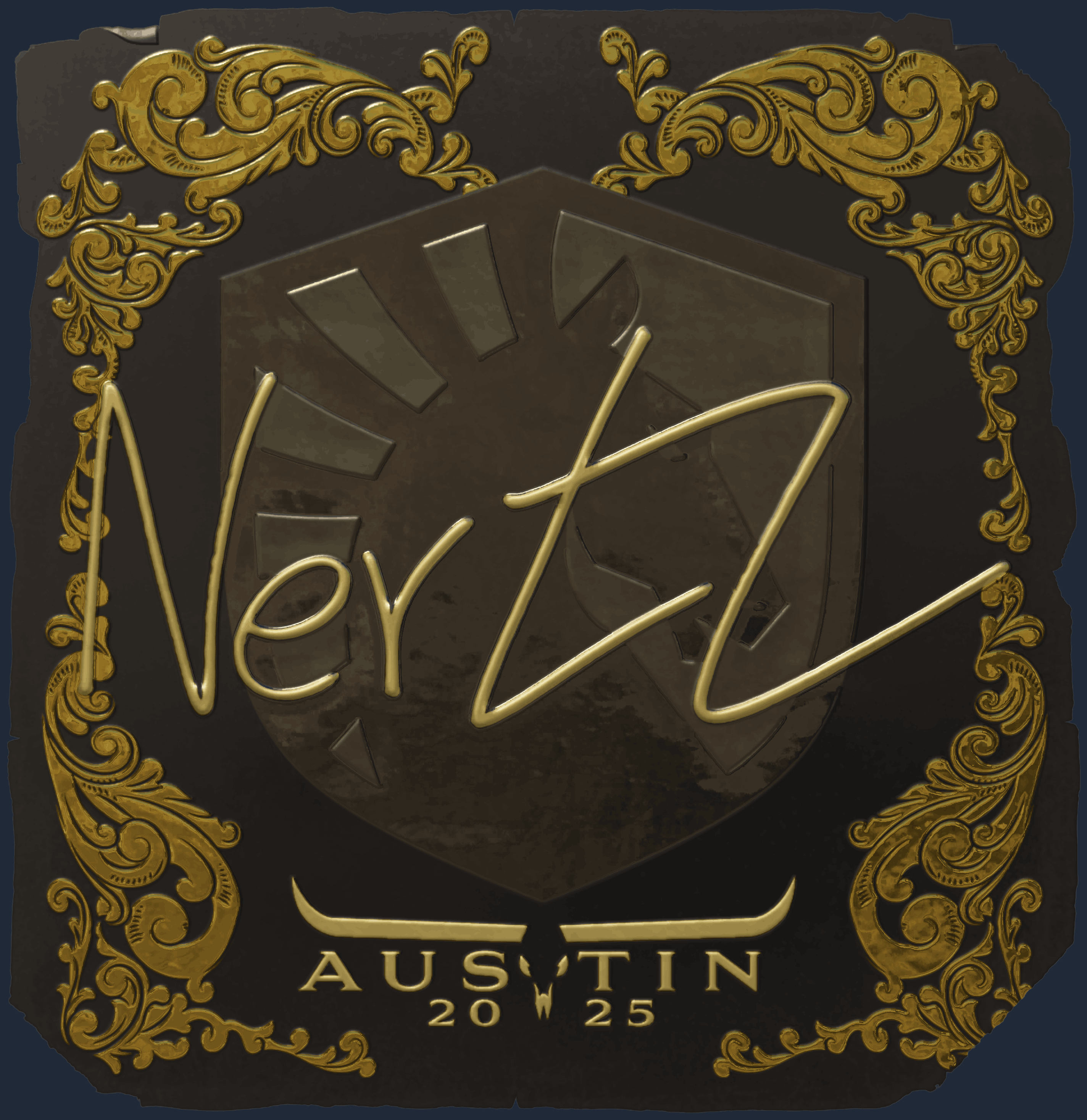 Sticker | NertZ (Gold) | Austin 2025 Image