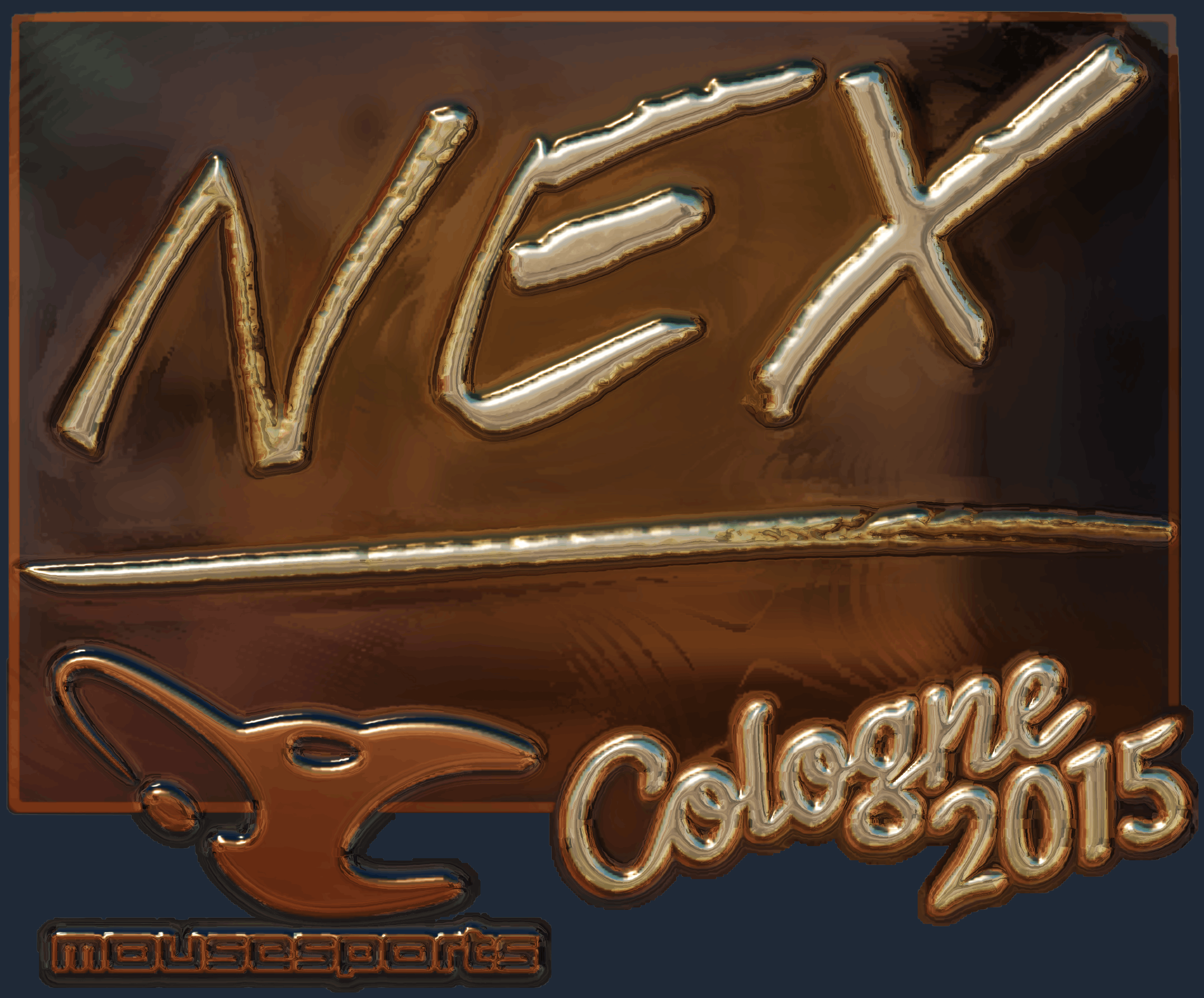 Sticker | nex (Gold) | Cologne 2015 Image