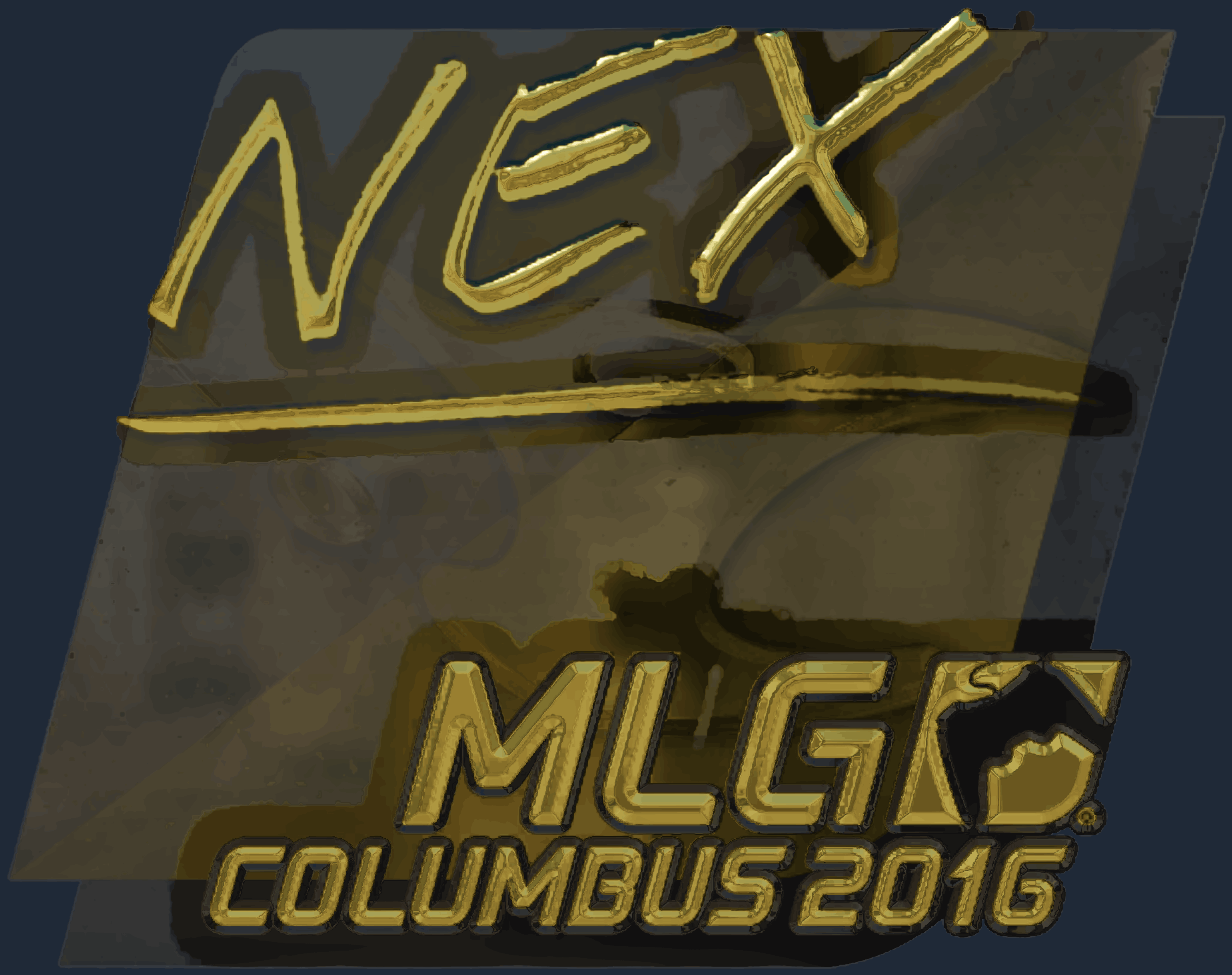 Sticker | nex (Gold) | MLG Columbus 2016 Image