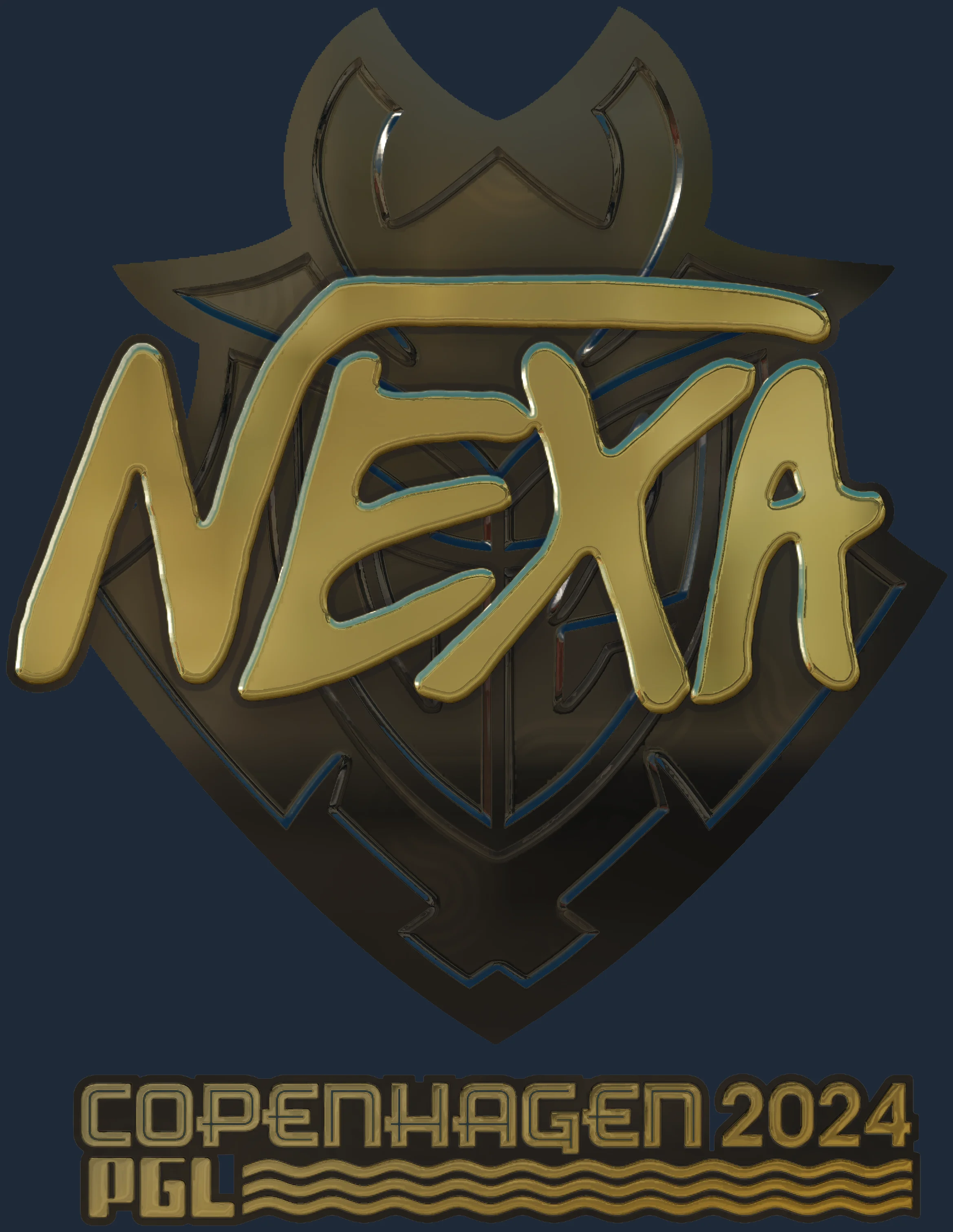 Sticker | nexa (Gold) | Copenhagen 2024 Image