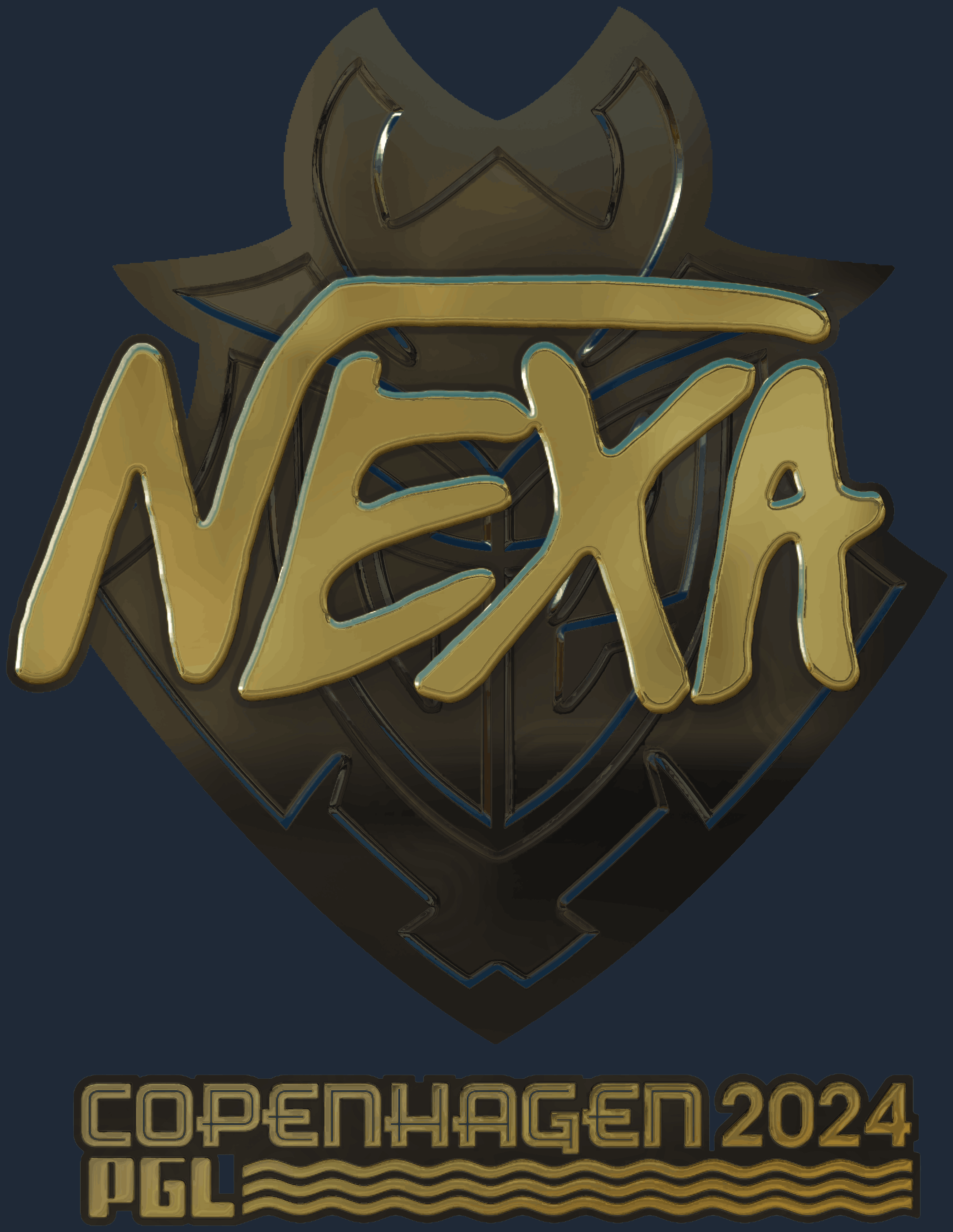 Sticker | nexa (Gold) | Copenhagen 2024 Image