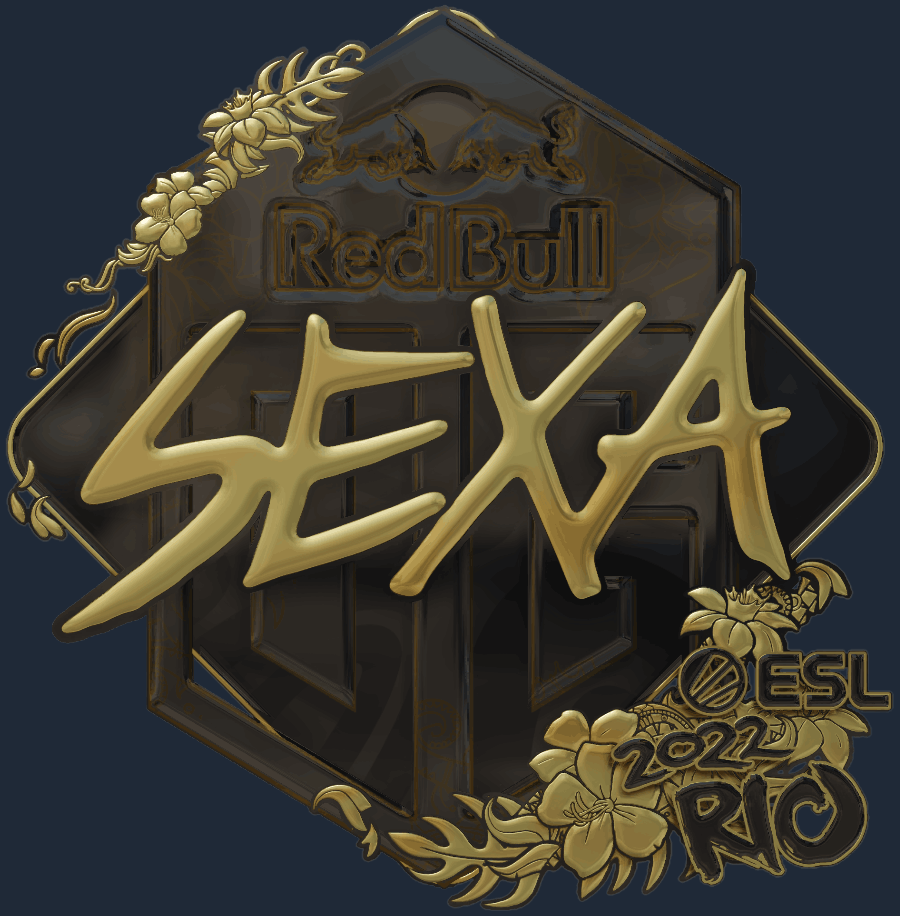 Sticker | nexa (Gold) | Rio 2022 Image