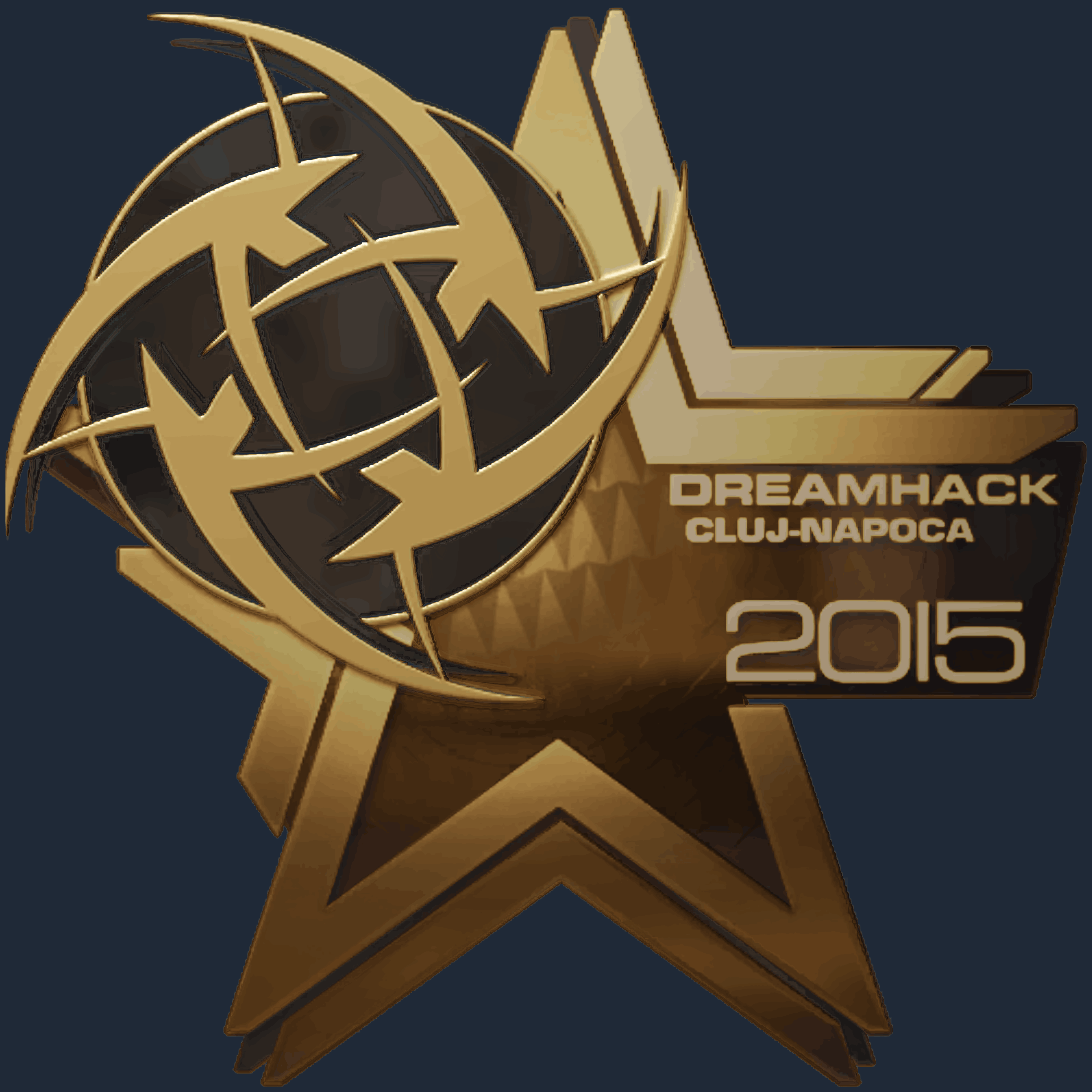 Sticker | Ninjas in Pyjamas (Gold) | Cluj-Napoca 2015 Image