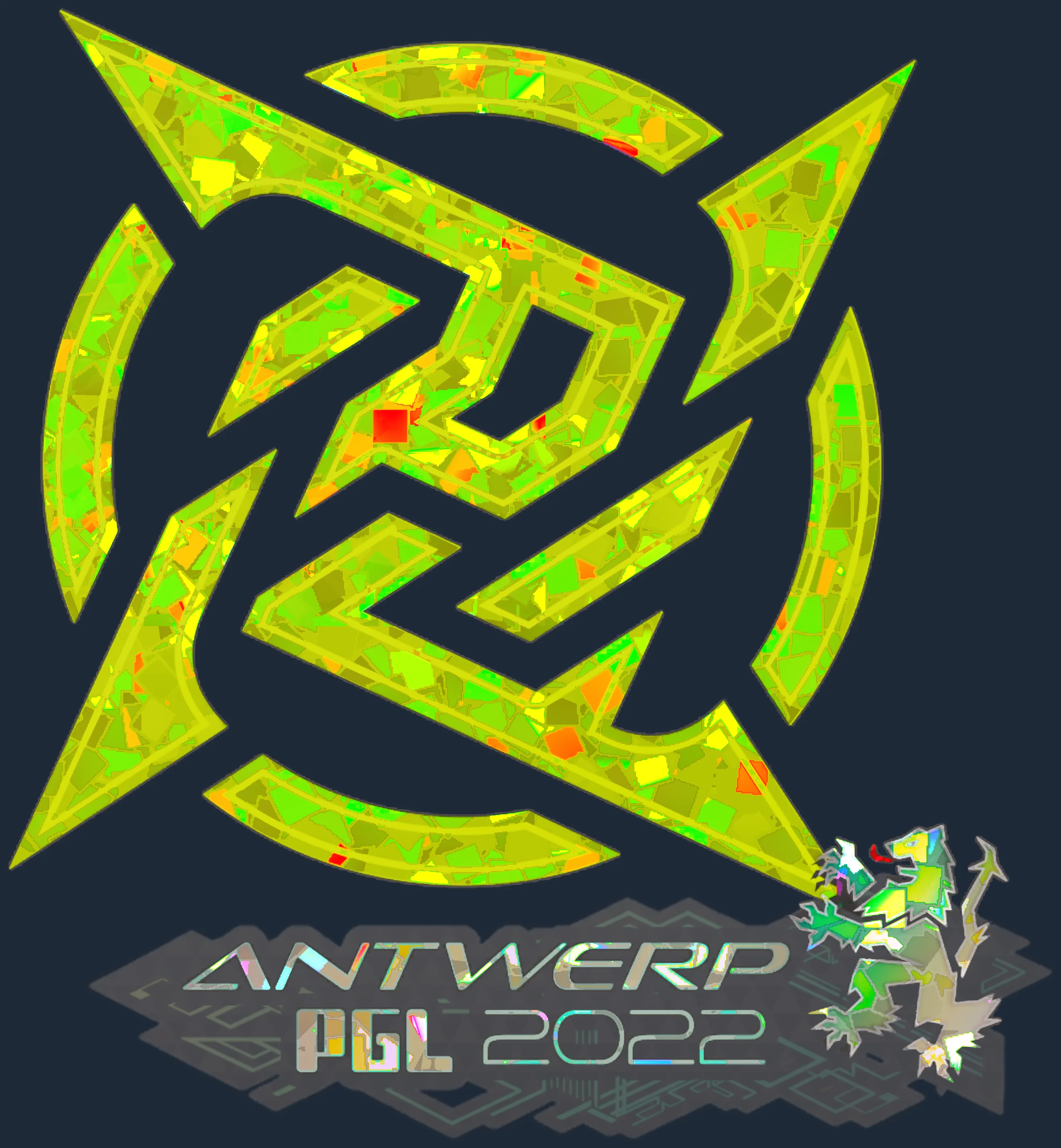 Sticker | Ninjas in Pyjamas (Glitter) | Antwerp 2022 Image