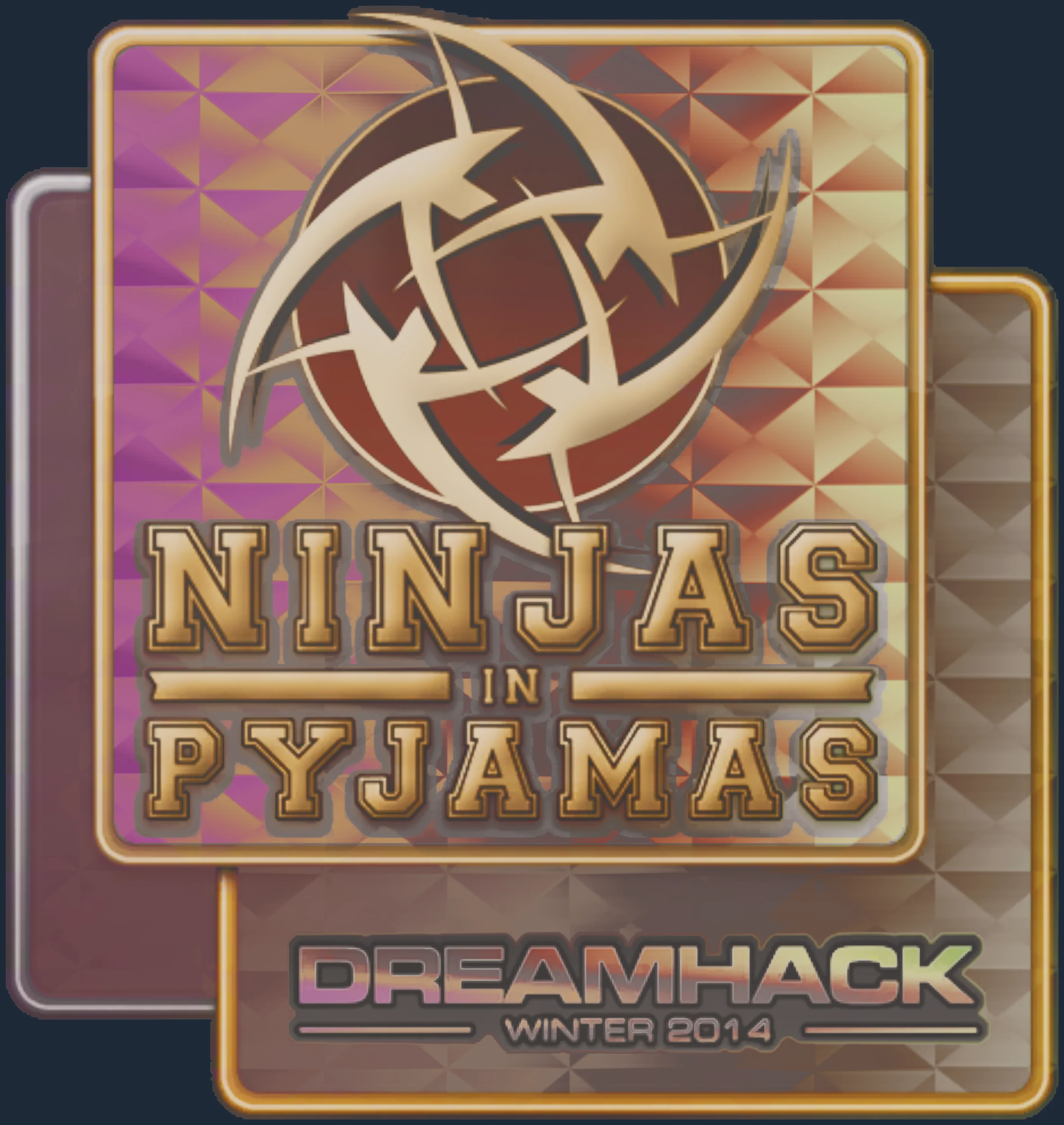 Sticker | Ninjas in Pyjamas (Holo) | DreamHack 2014 Image