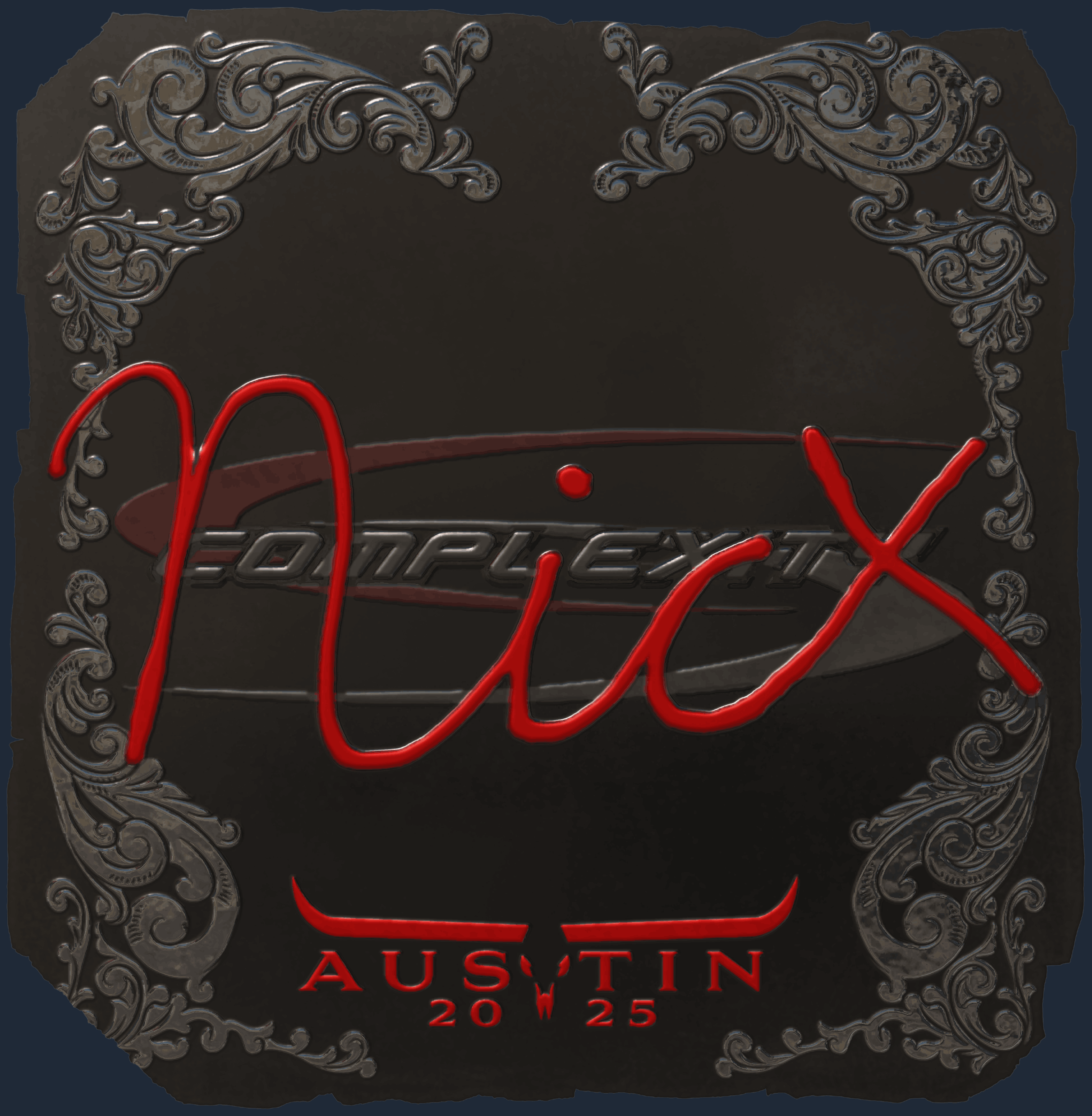 Sticker | nicx (Foil) | Austin 2025 Image